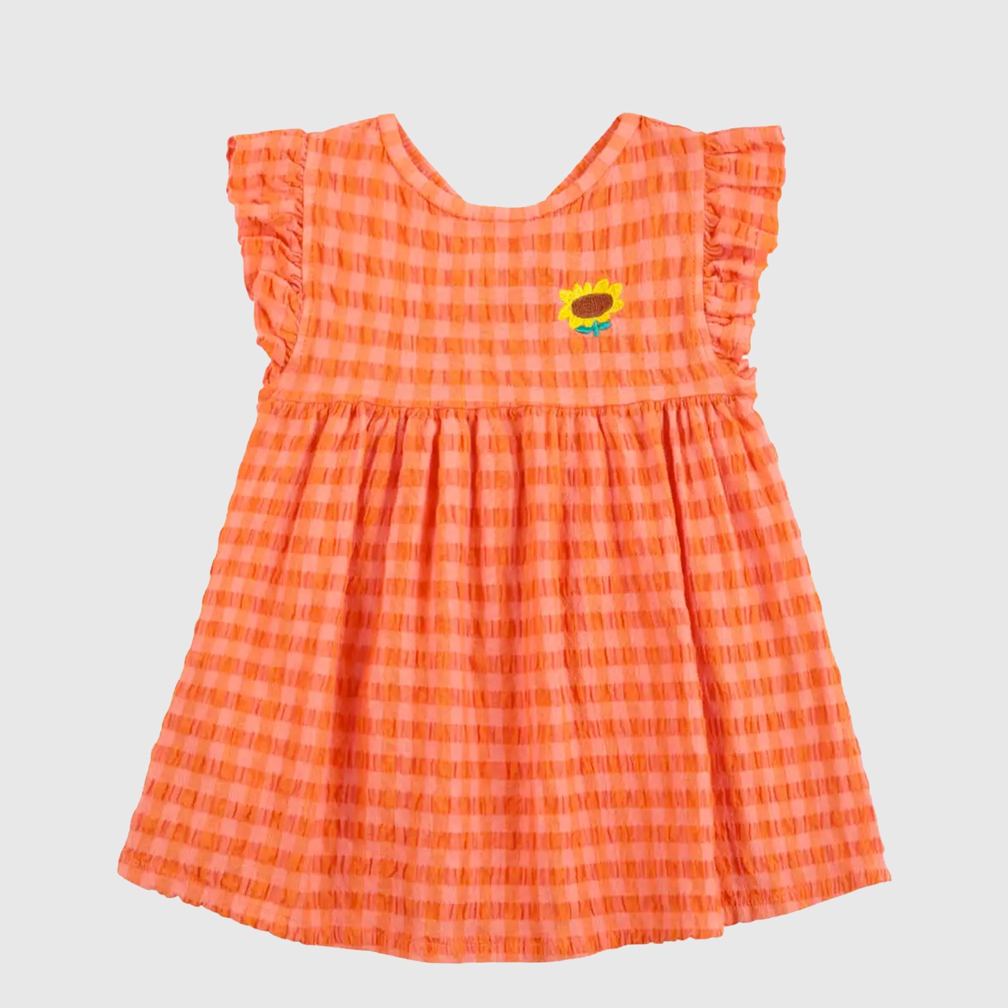 Abito Arancione Vichy Firmato BOBO CHOSES - annameglio.com abbigliamento moda