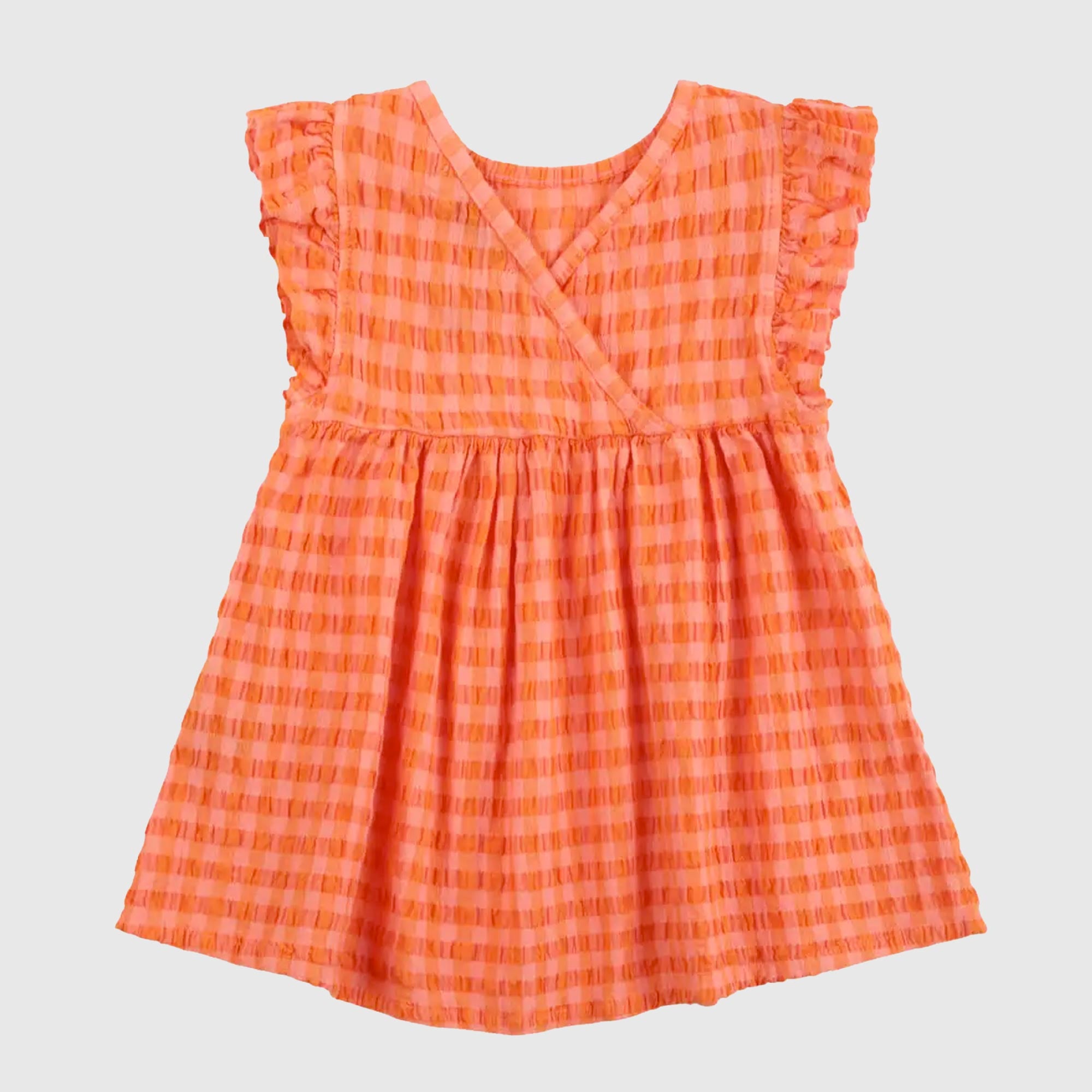 Abito Arancione Vichy Firmato BOBO CHOSES - annameglio.com abbigliamento moda
