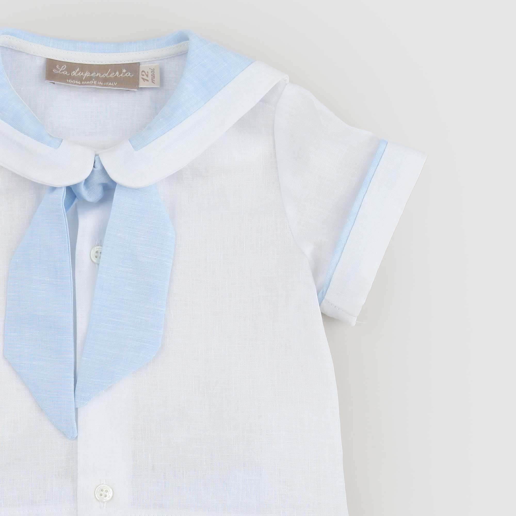 Completino Celeste Firmato LA STUPENDERIA - annameglio.com abbigliamento moda