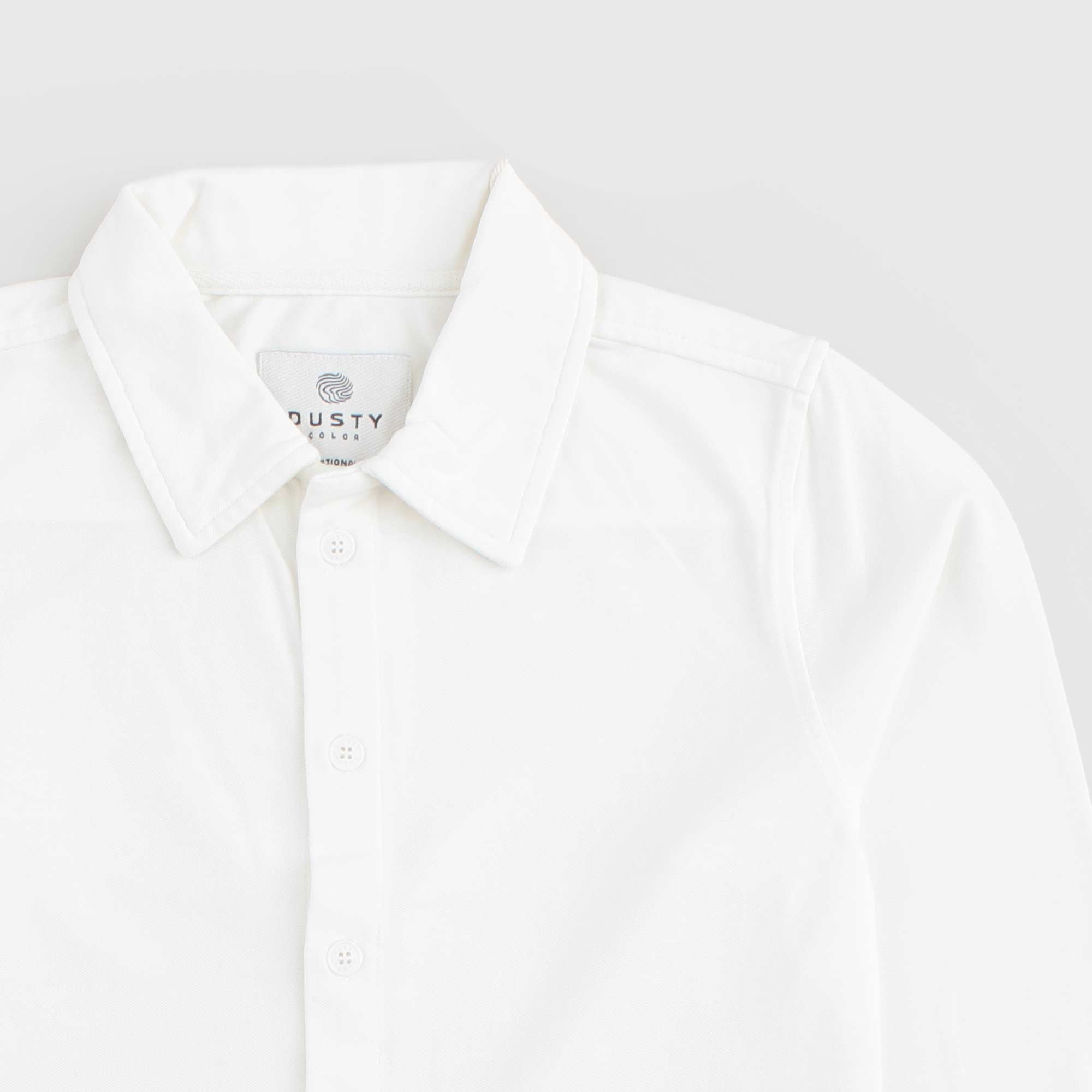 Camicia Latte Con Logo Firmata DUSTY COLOR - annameglio.com abbigliamento moda