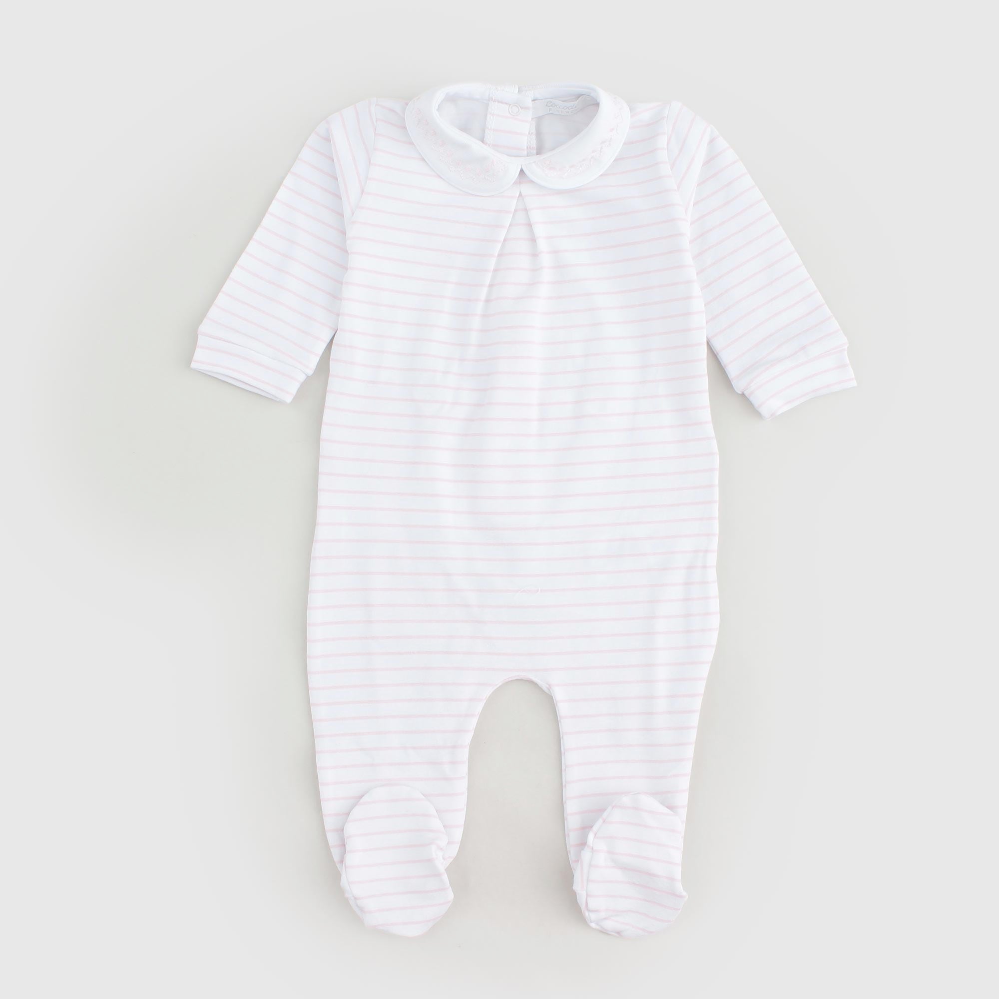 Tutina Bianca E Rosa Firmata COCCODE' - annameglio.com abbigliamento moda