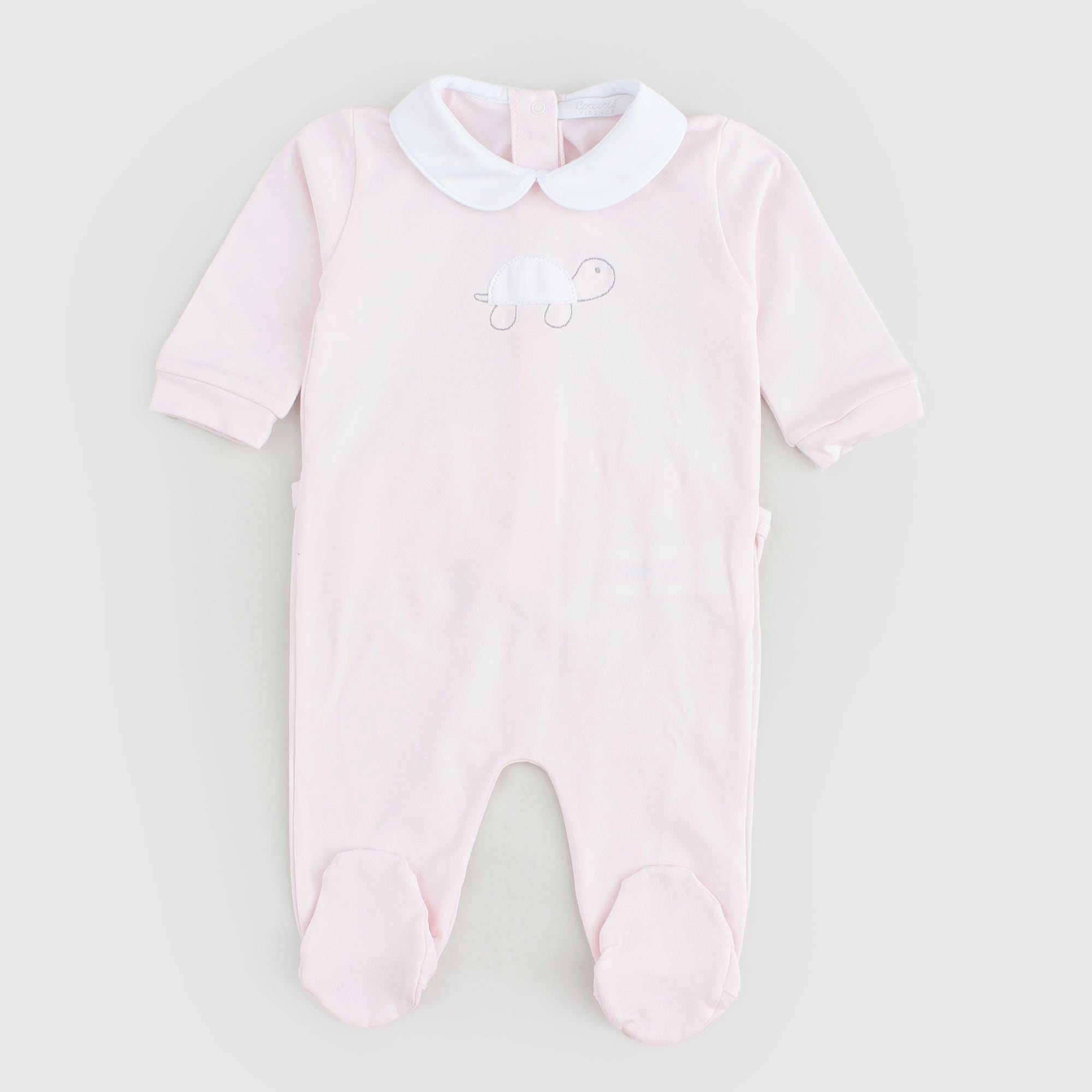 Tutina Rosa Con Ricamo Firmata COCCODE' - annameglio.com abbigliamento moda