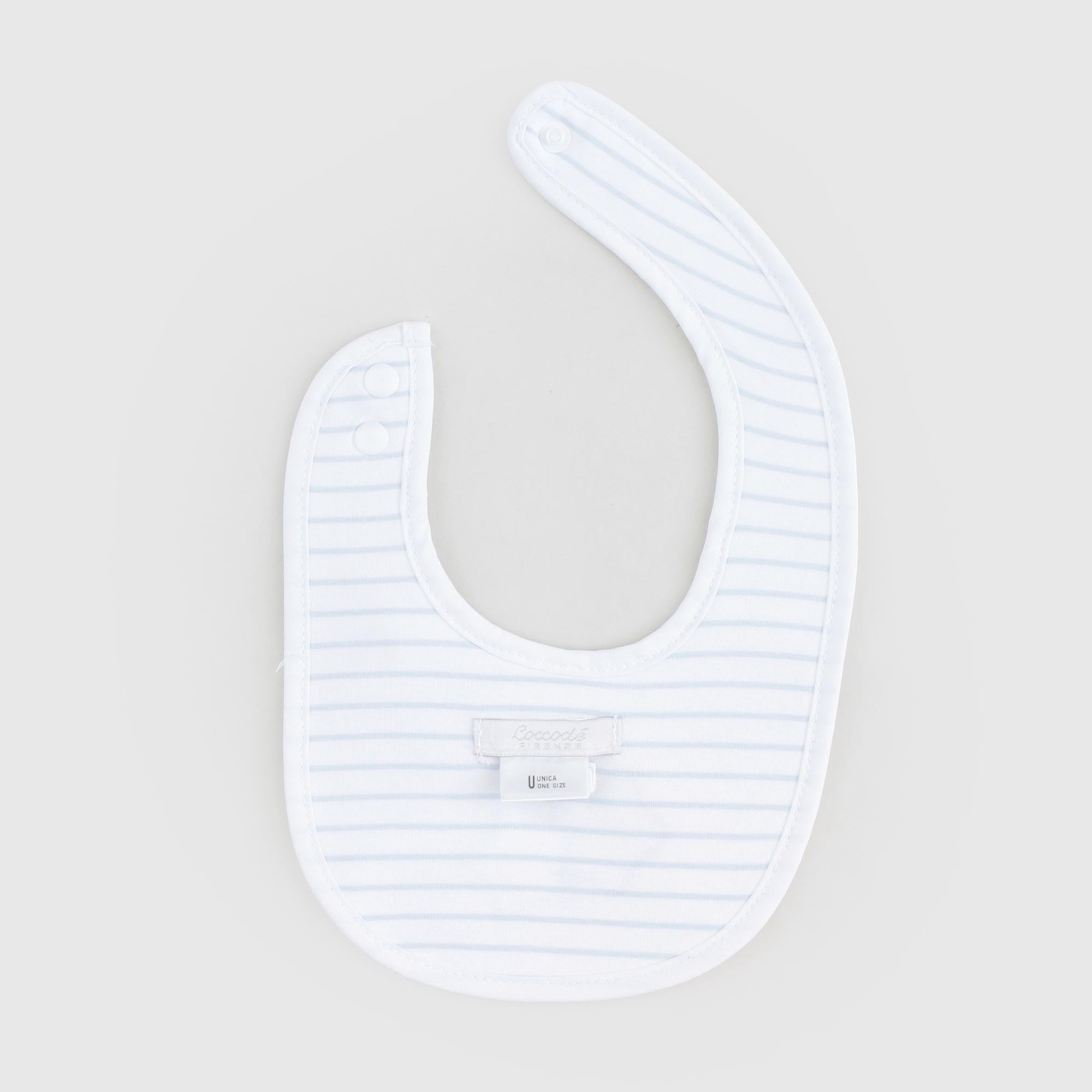 Bavetta Rigata Bianca E Celeste Firmata COCCODE' - annameglio.com abbigliamento moda