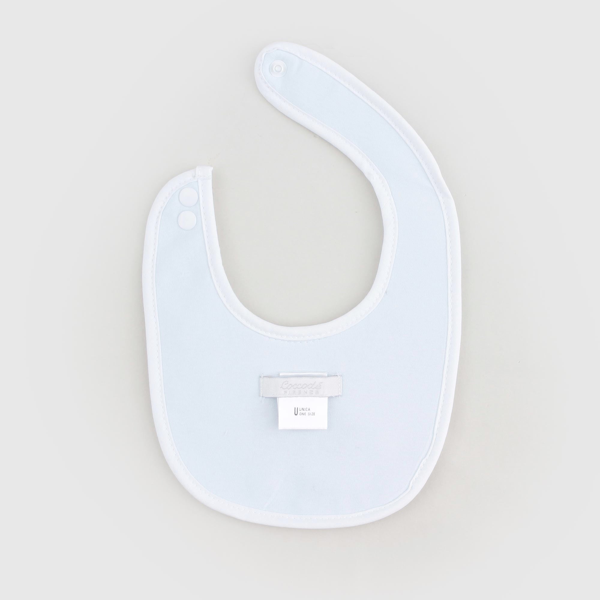 Bavetta Bianca E Celeste Firmata COCCODE' - annameglio.com abbigliamento moda