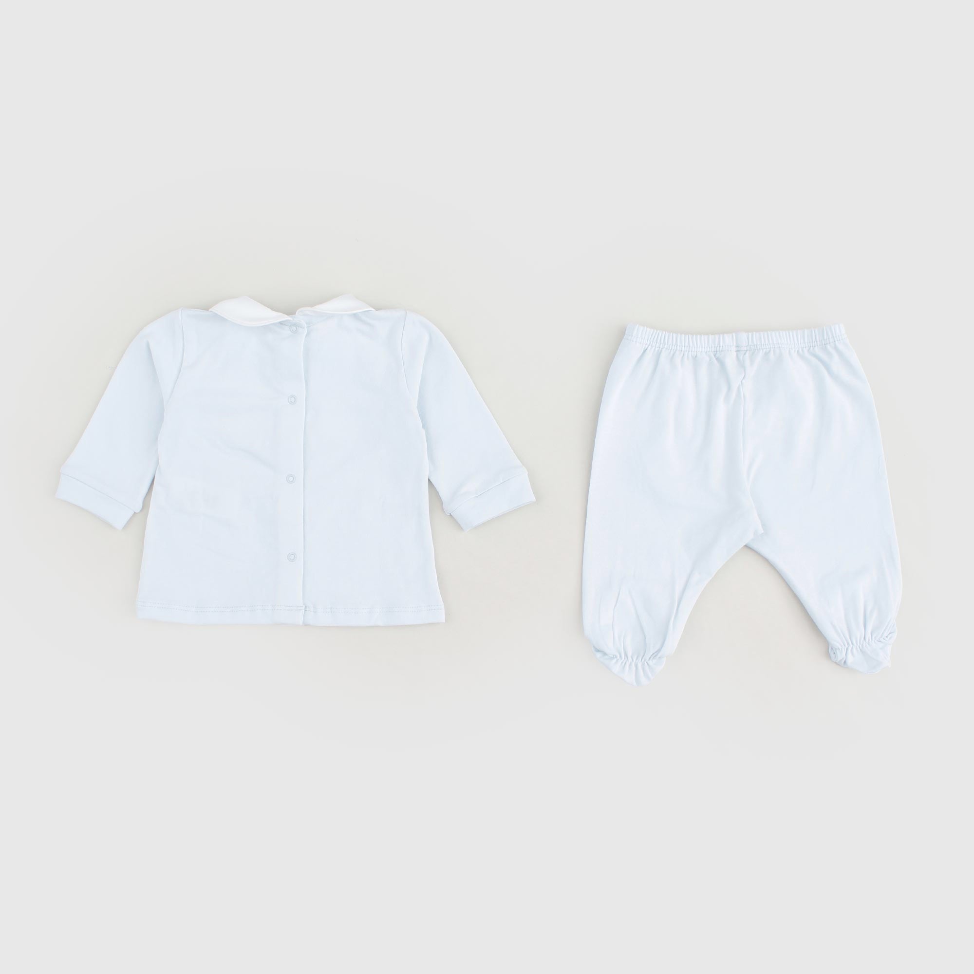 Tutina Celeste Due Pezzi Firmata COCCODE' - annameglio.com abbigliamento moda