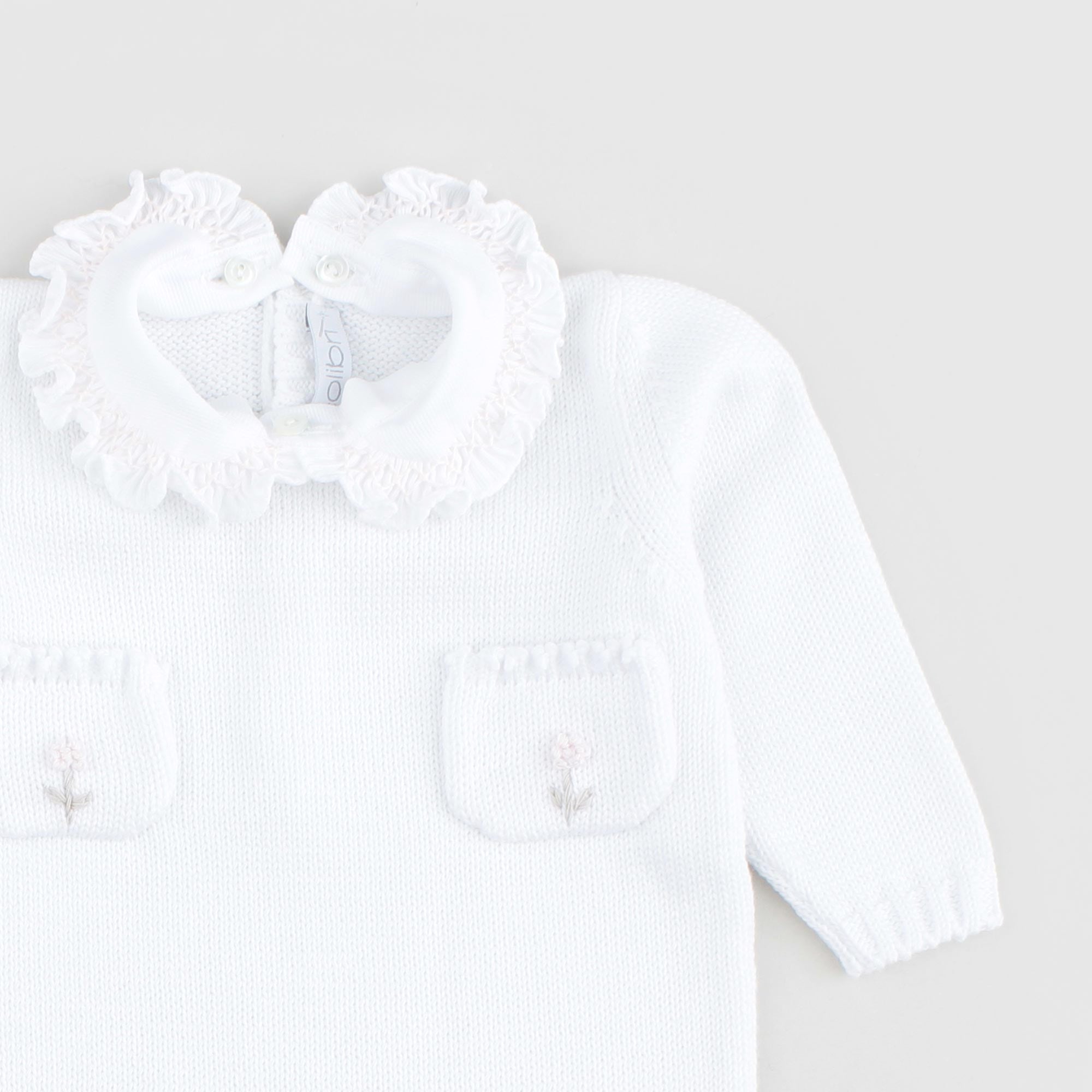 Tutina Bianca Firmata COLIBRI - annameglio.com abbigliamento moda