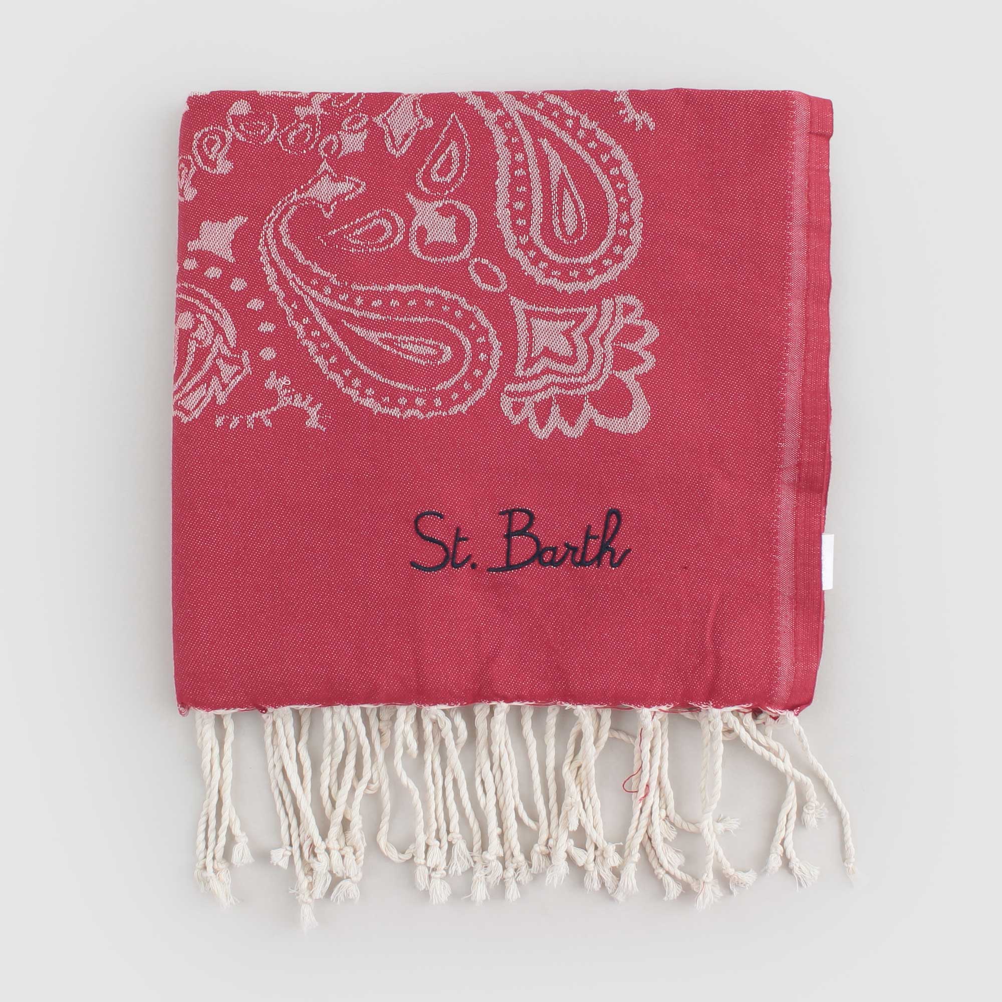 Telo Mare Damascato Firmato MC2 SAINT BARTH - annameglio.com abbigliamento moda