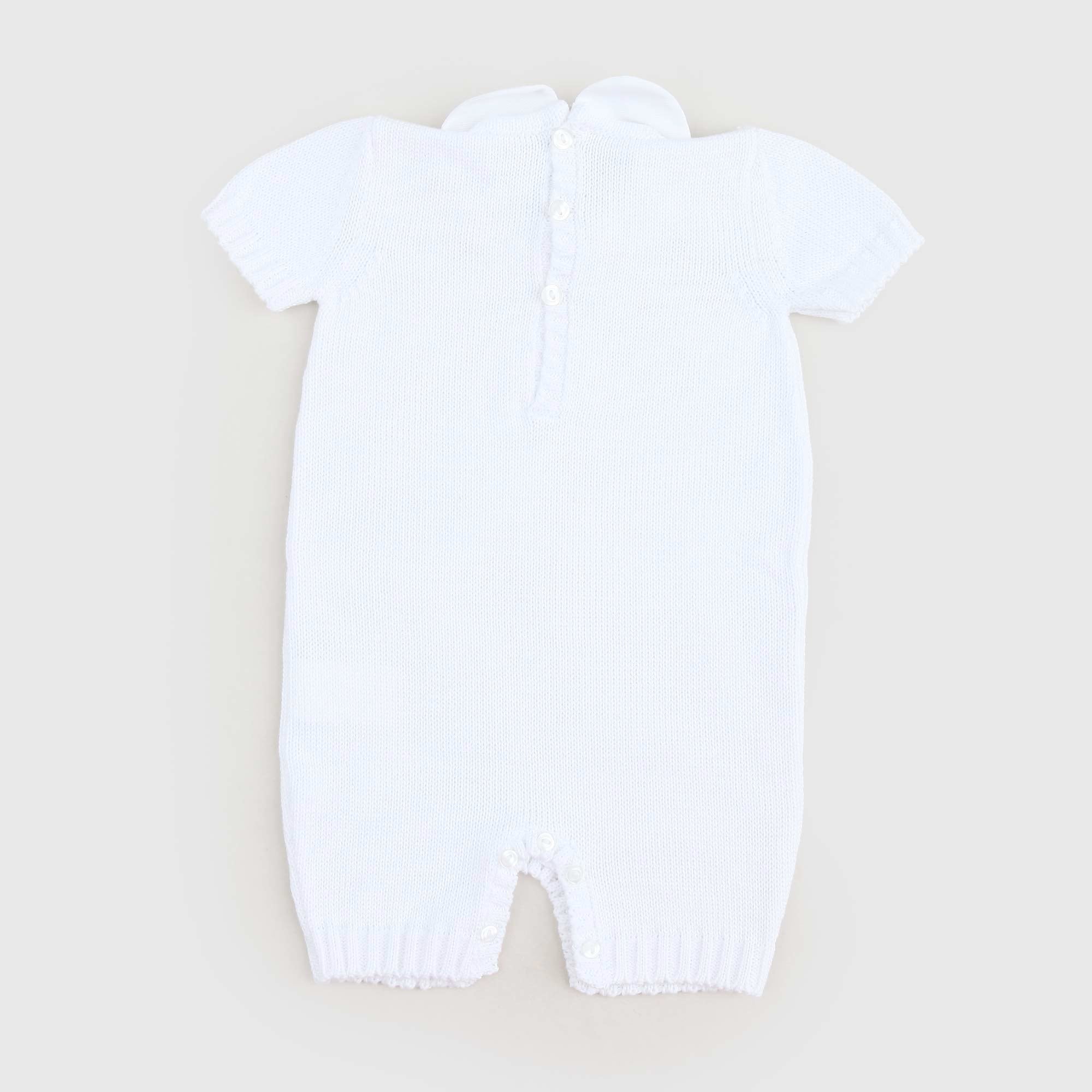 Tutina Bianca Con Ricami Firmata COLIBRI - annameglio.com abbigliamento moda