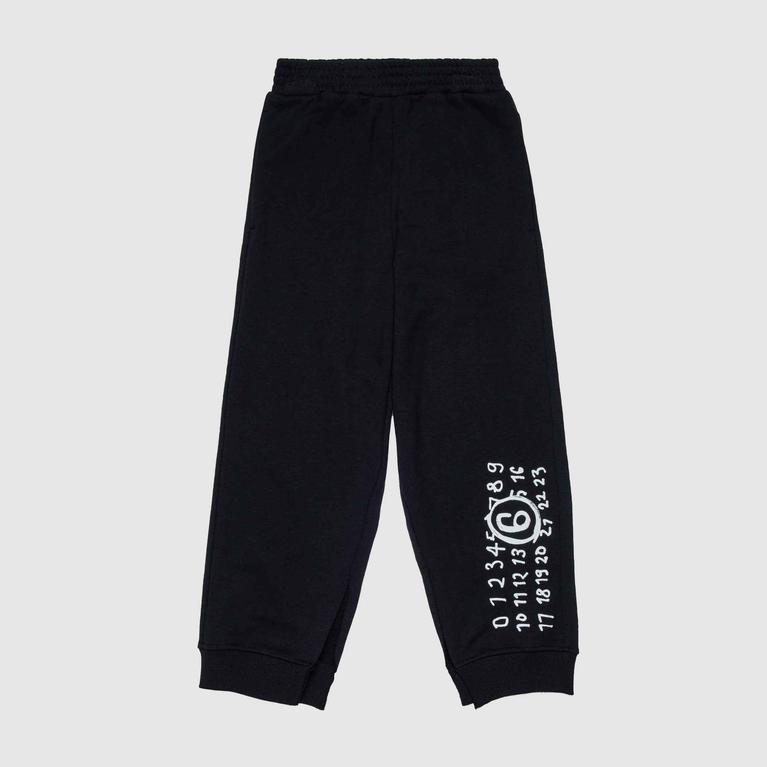 Pantalone Jogger Nero Con Logo Firmato MM6 - annameglio.com abbigliamento moda