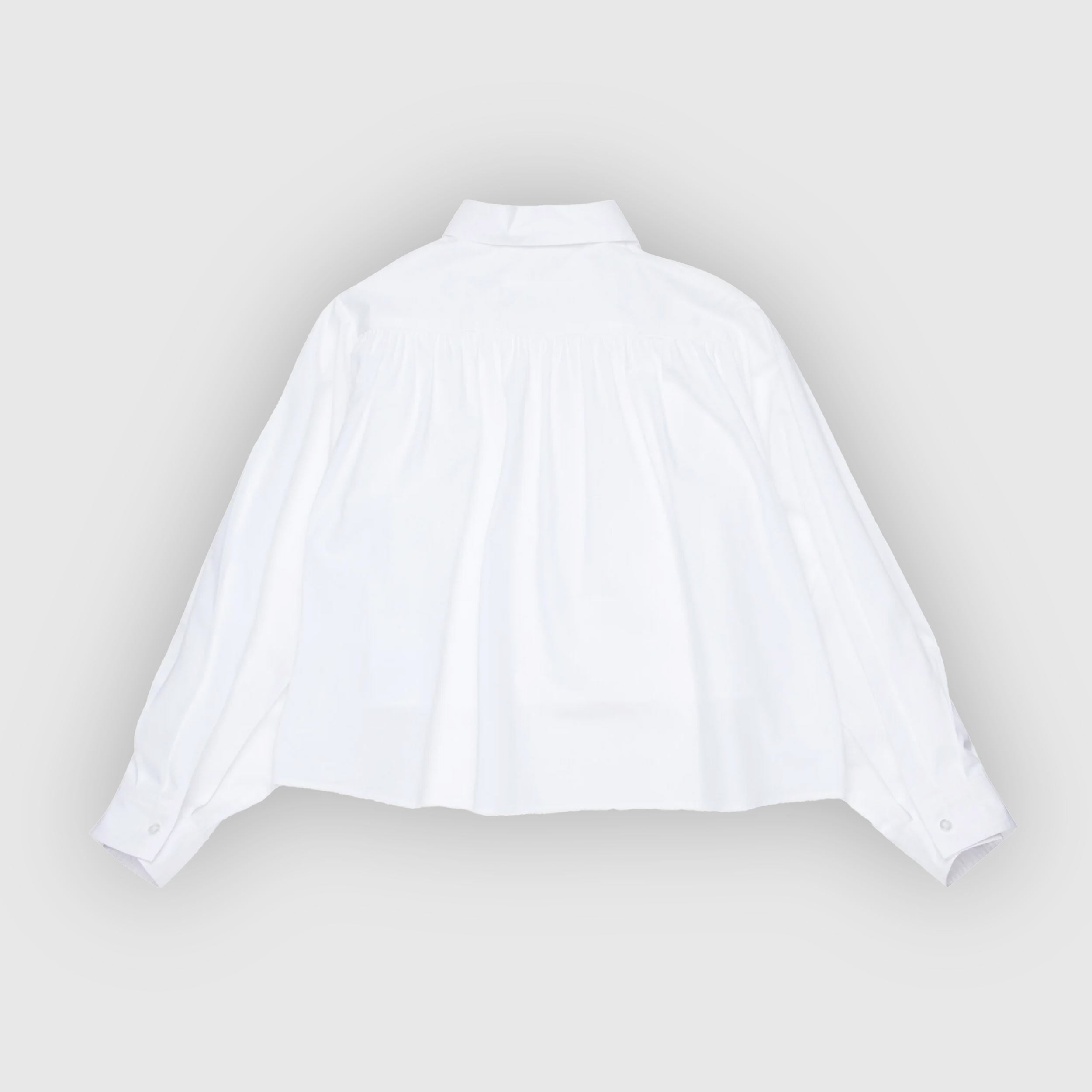 Camicia Cropped In Popeline Firmata MM6 - annameglio.com abbigliamento moda