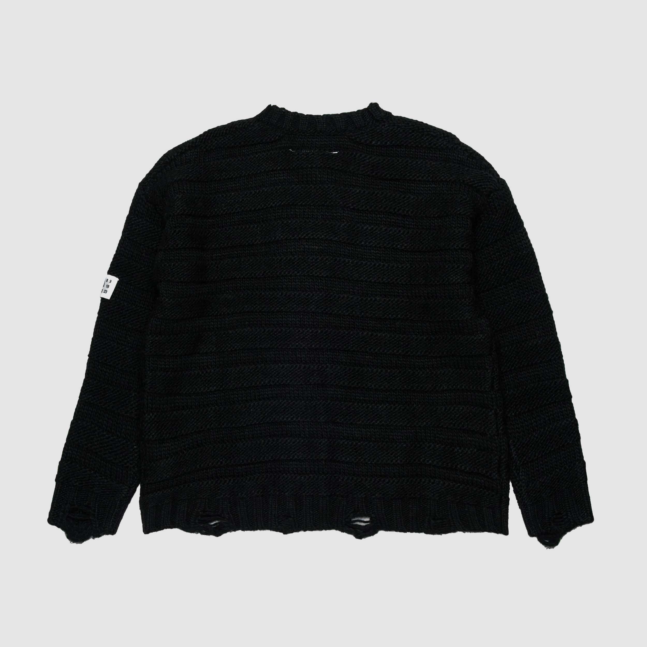 Cardigan A Coste Con Rotture Firmata MM6 - annameglio.com abbigliamento moda