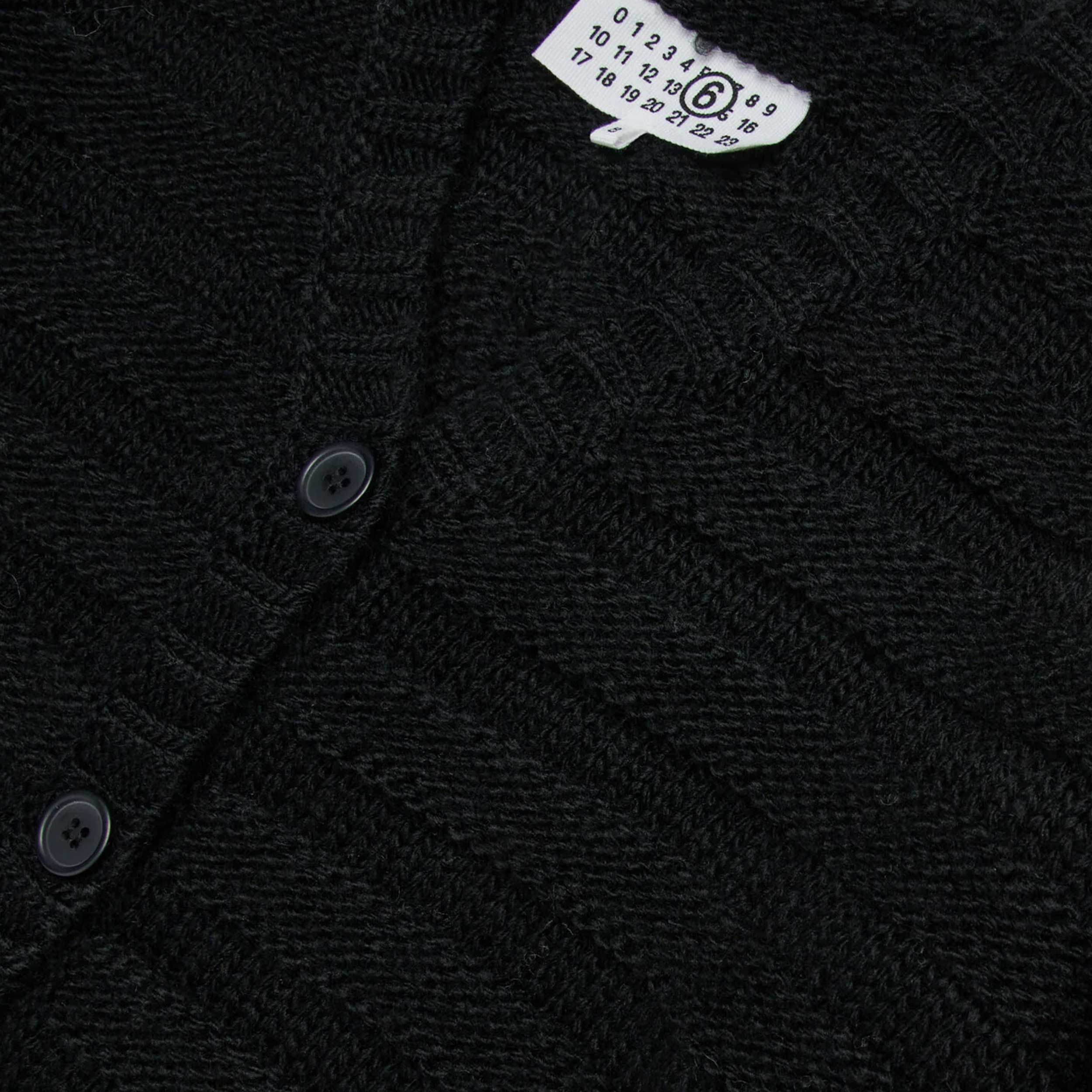 Cardigan A Coste Con Rotture Firmata MM6 - annameglio.com abbigliamento moda