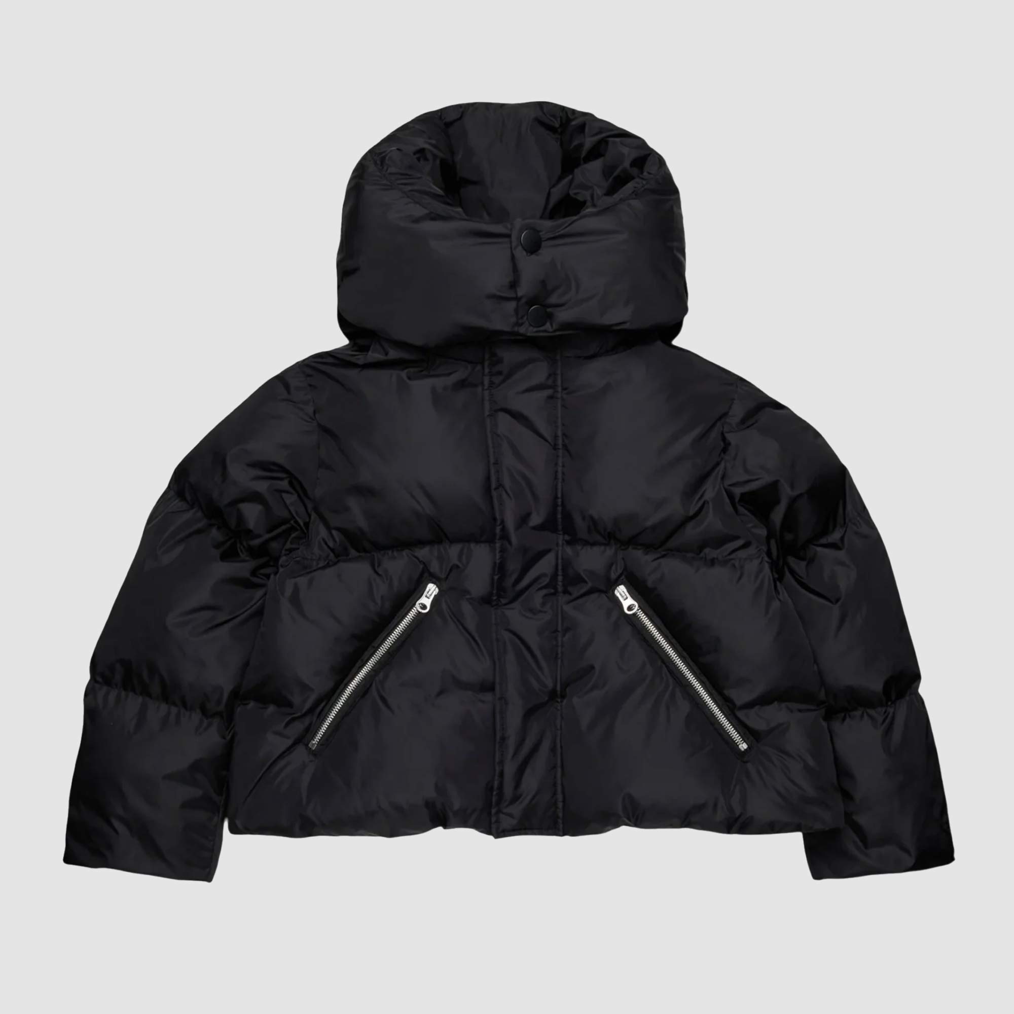 Piumino Nero Con Tasche Firmato MM6 - annameglio.com abbigliamento moda