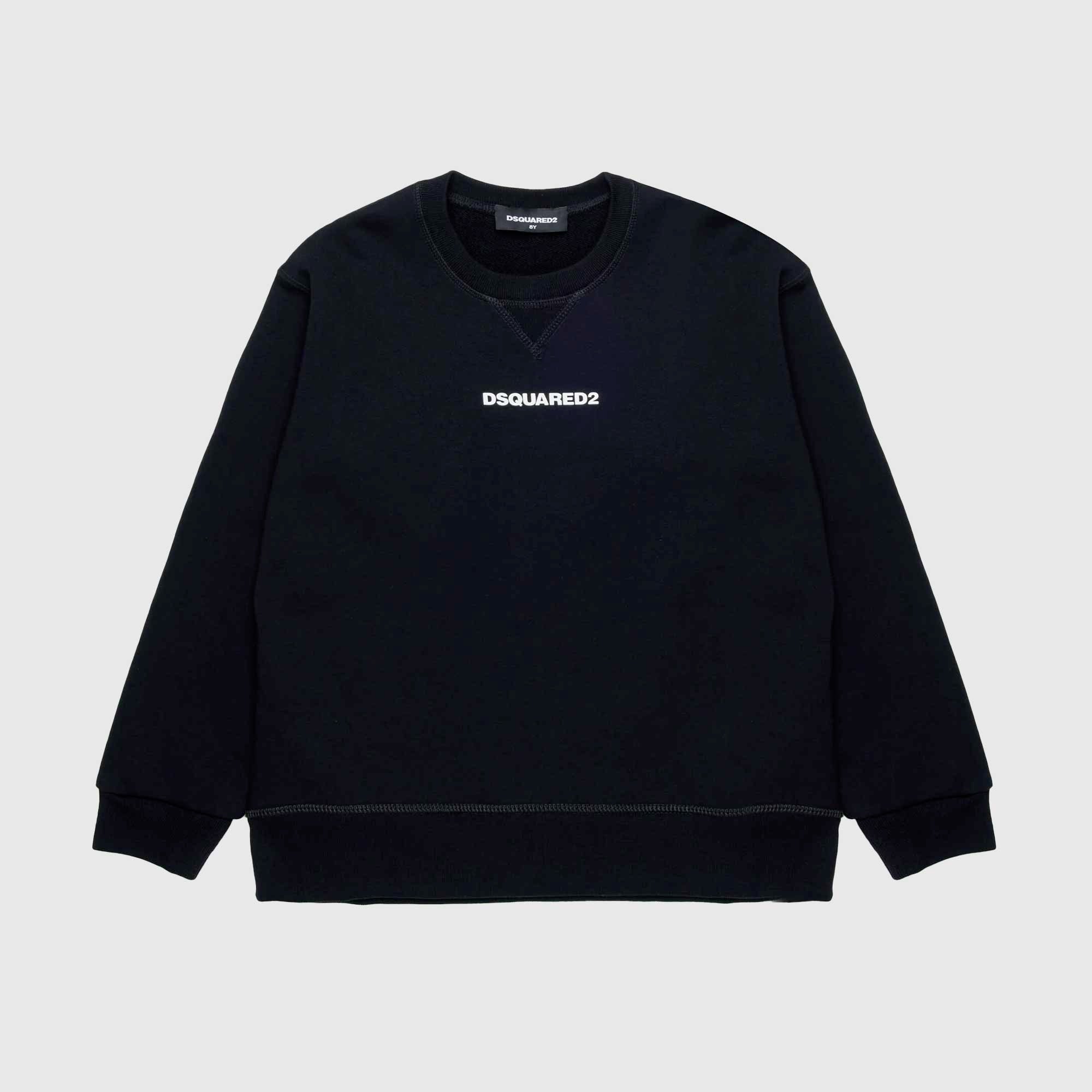 Felpa In Cotone Con Marchio Firmata DSQUARED2 - annameglio.com abbigliamento moda