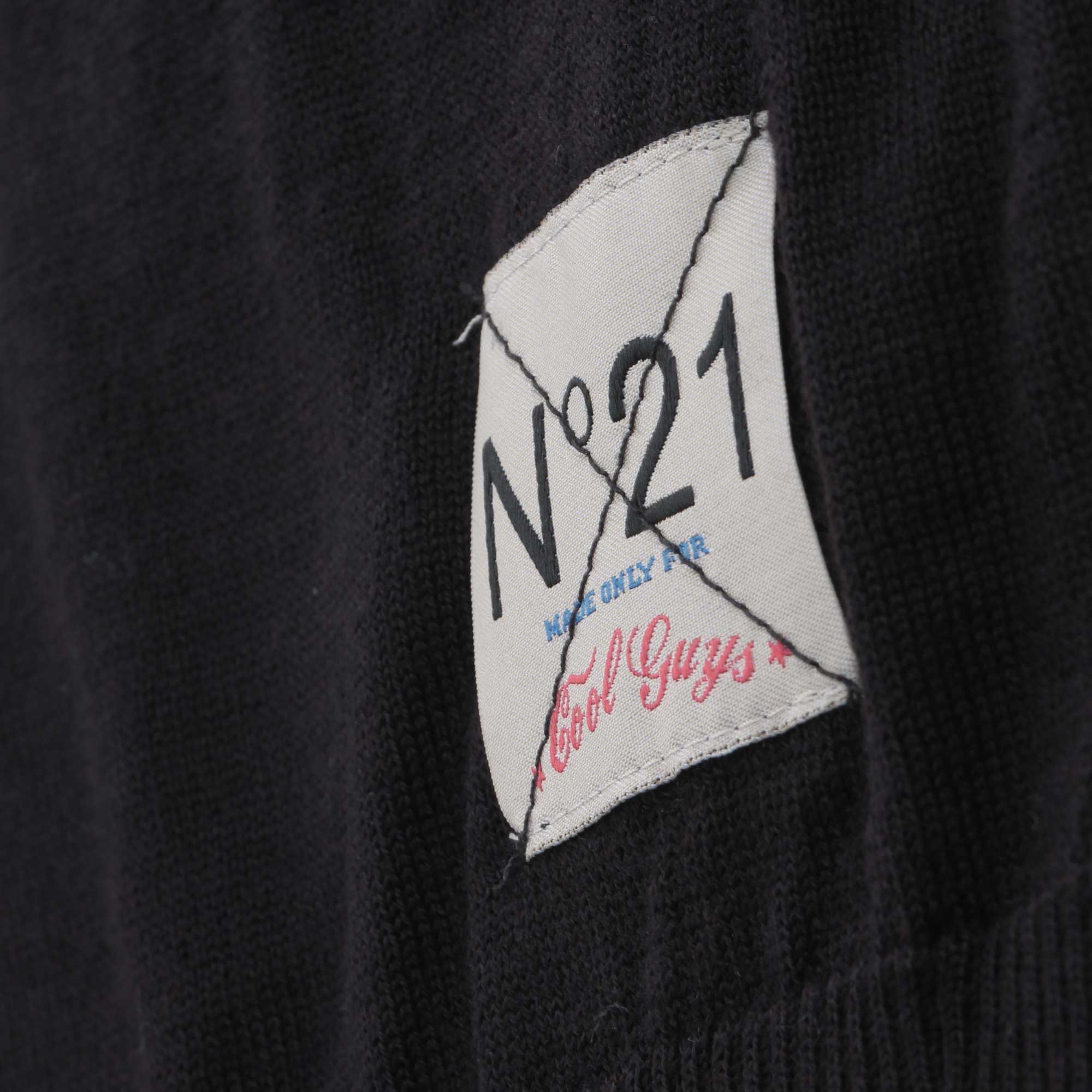 Maglione Nero A Collo Alto Firmato N 21 - annameglio.com abbigliamento moda