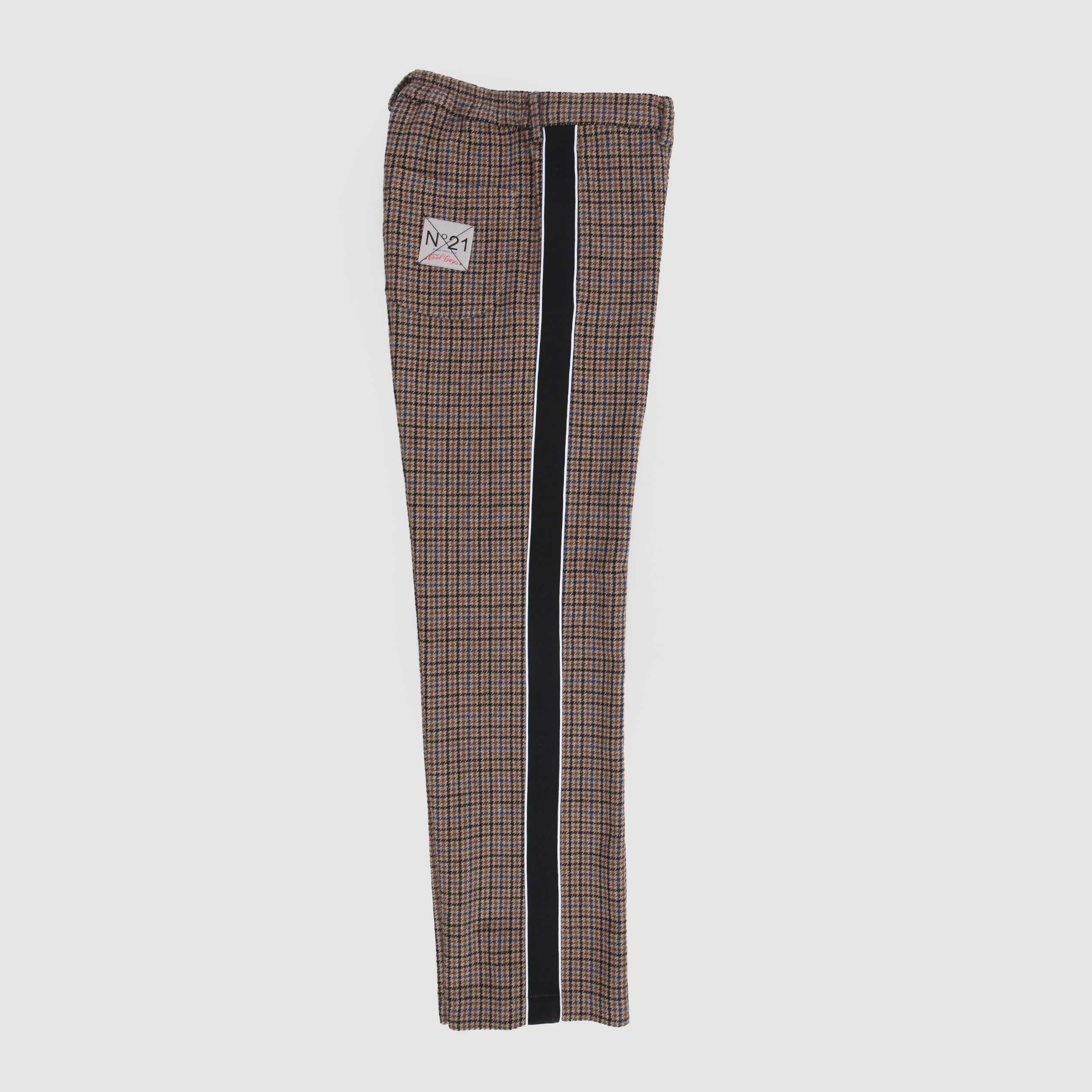 Pantaloni Straight In Harris Tweed Firmati N 21 - annameglio.com abbigliamento moda