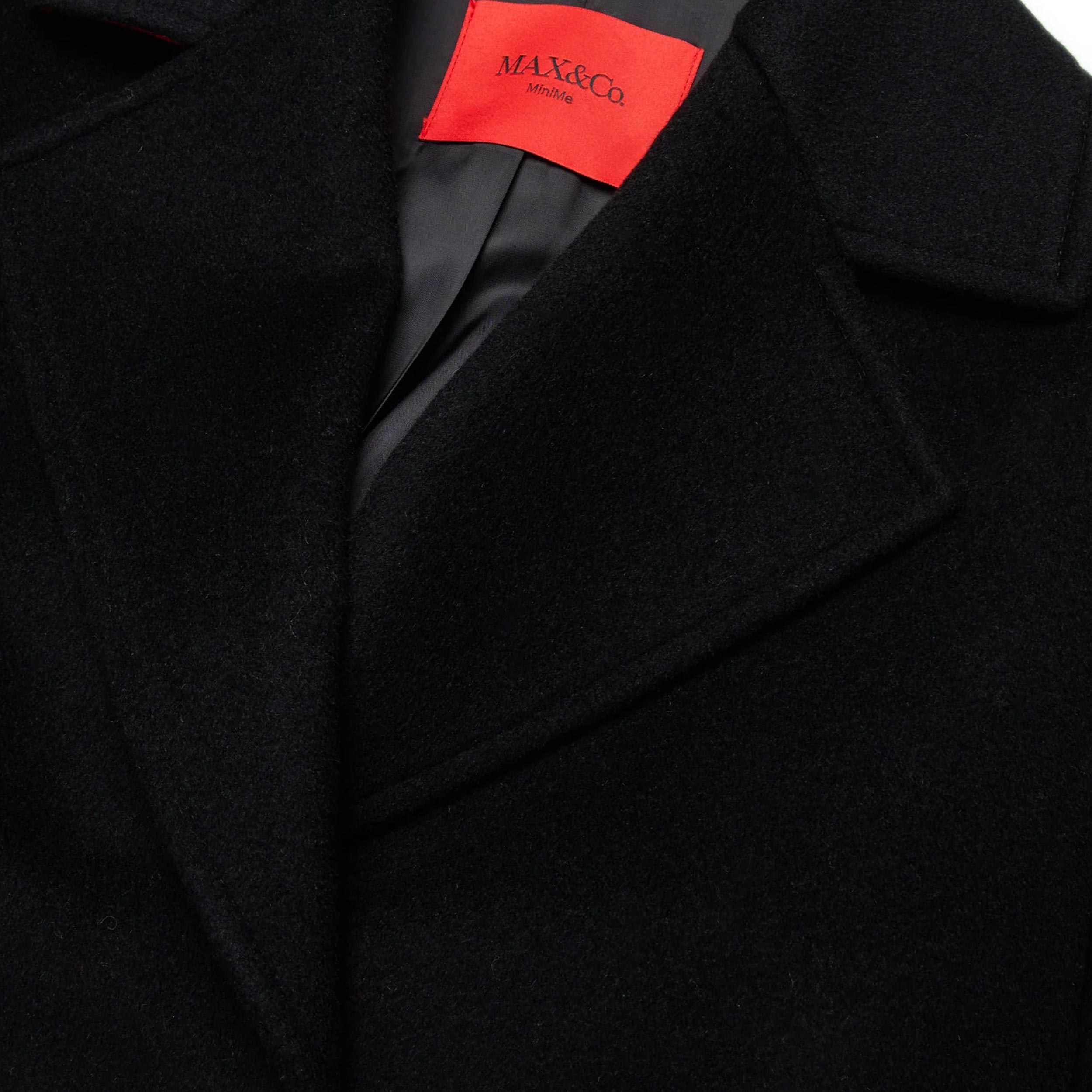 Blazer Nero Doppiopetto In Lana Firmato MAX AND CO - annameglio.com abbigliamento moda