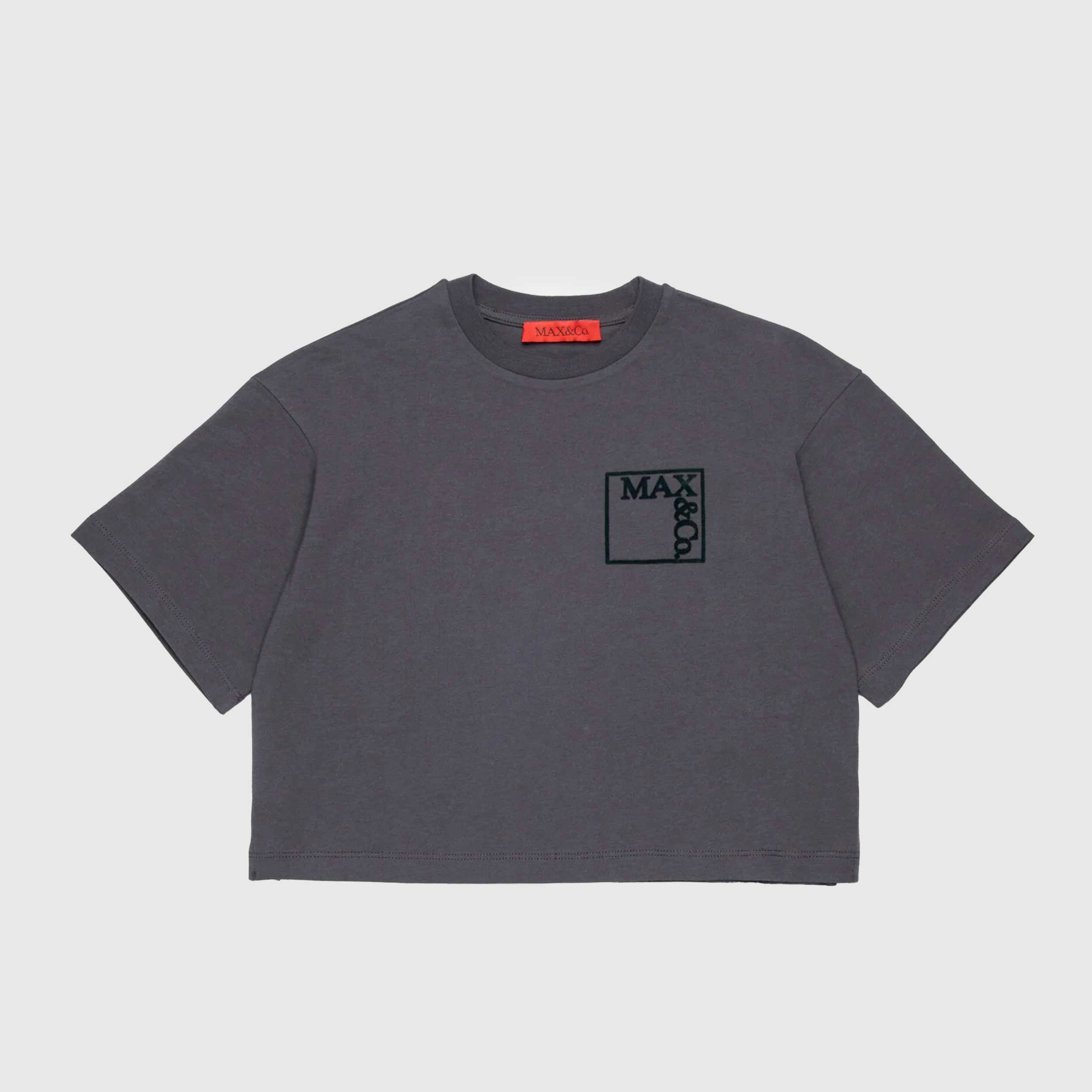 T-shirt Con Maxi Stemma Firmata MAX AND CO - annameglio.com abbigliamento moda