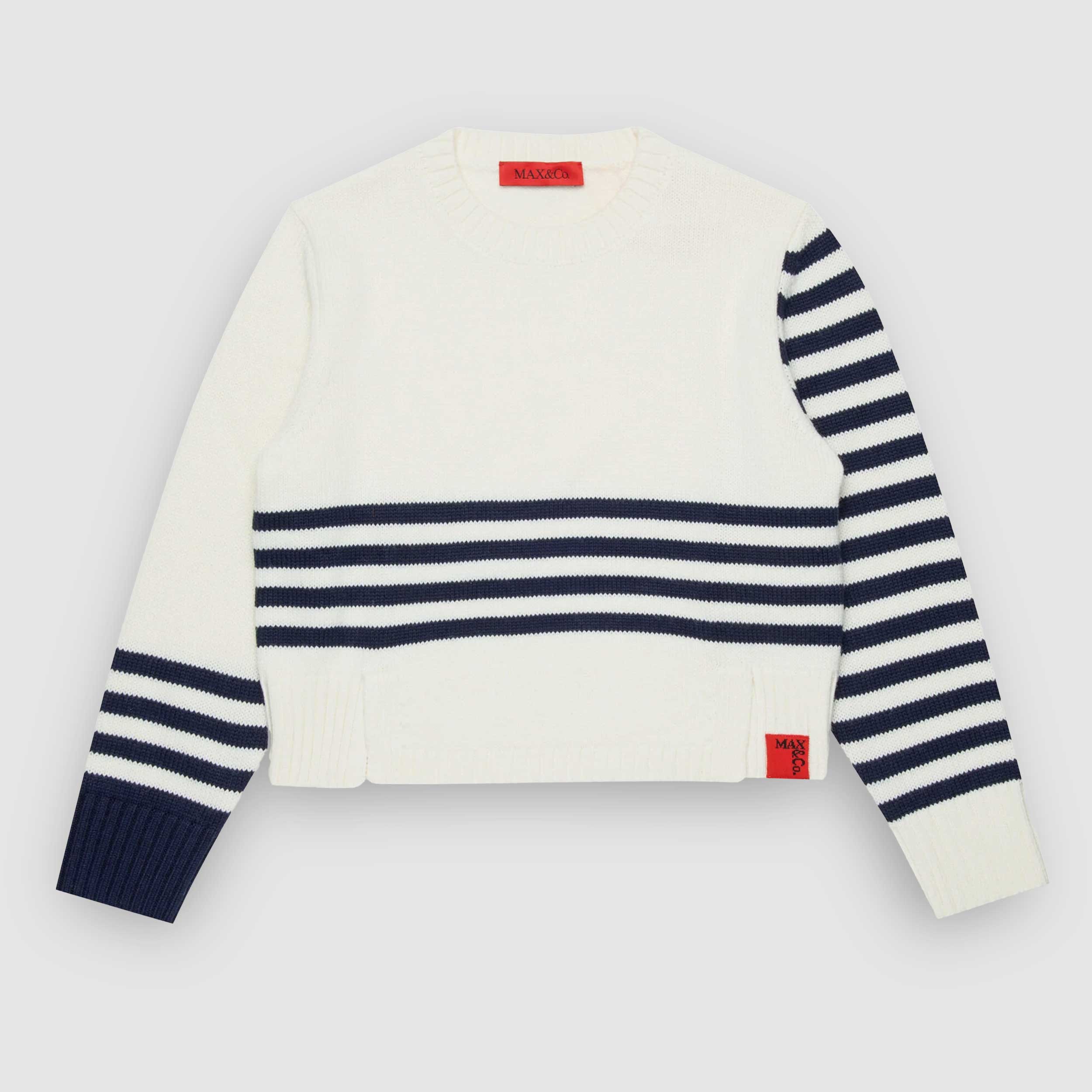 Pullover A Righe Jacquard Firmato MAX AND CO - annameglio.com abbigliamento moda