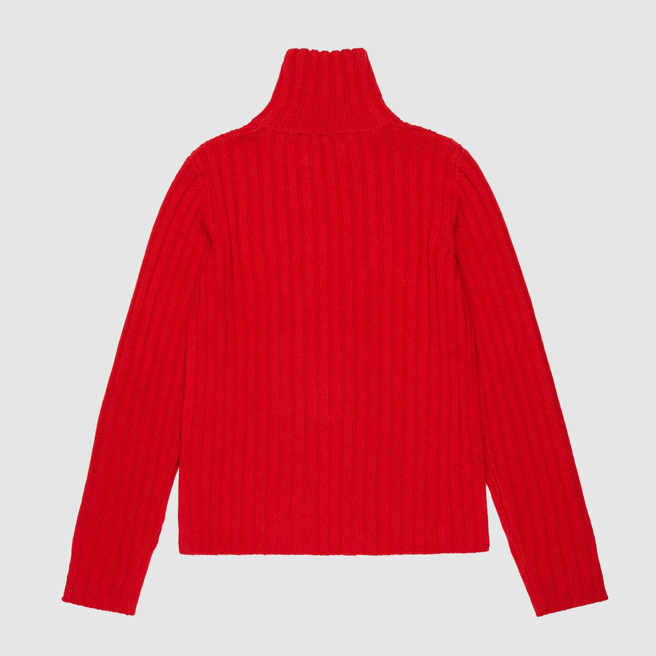 Cardigan Rosso Collo Alto Firmato MAX AND CO - annameglio.com abbigliamento moda