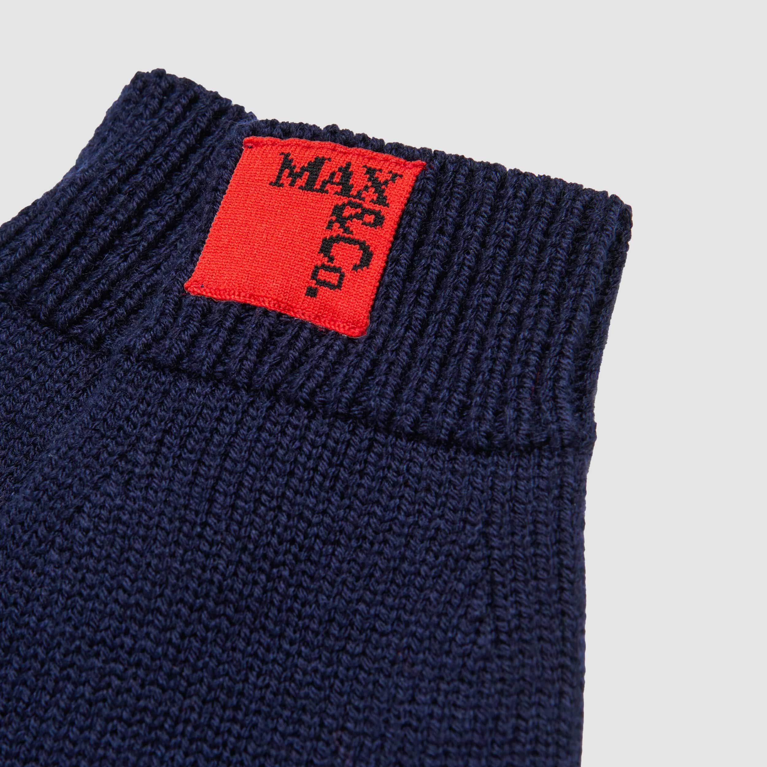 Guanti In Misto Lana Blu Firmati MAX AND CO - annameglio.com abbigliamento moda