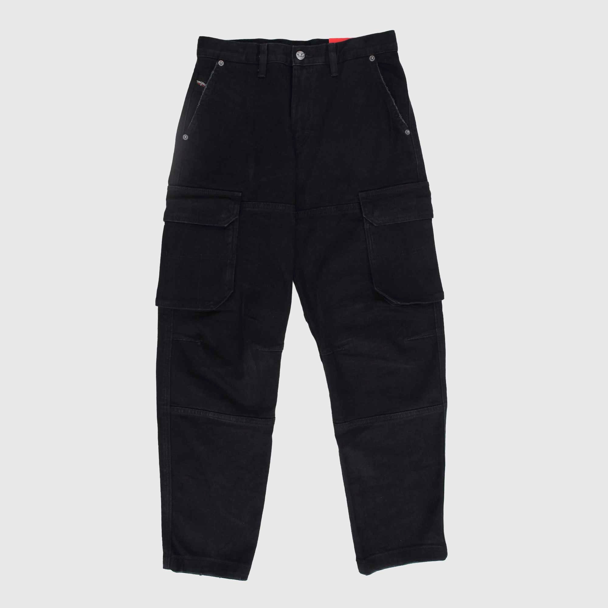 Jeans Nero Tessuto Stretch Firmato DIESEL - annameglio.com abbigliamento moda