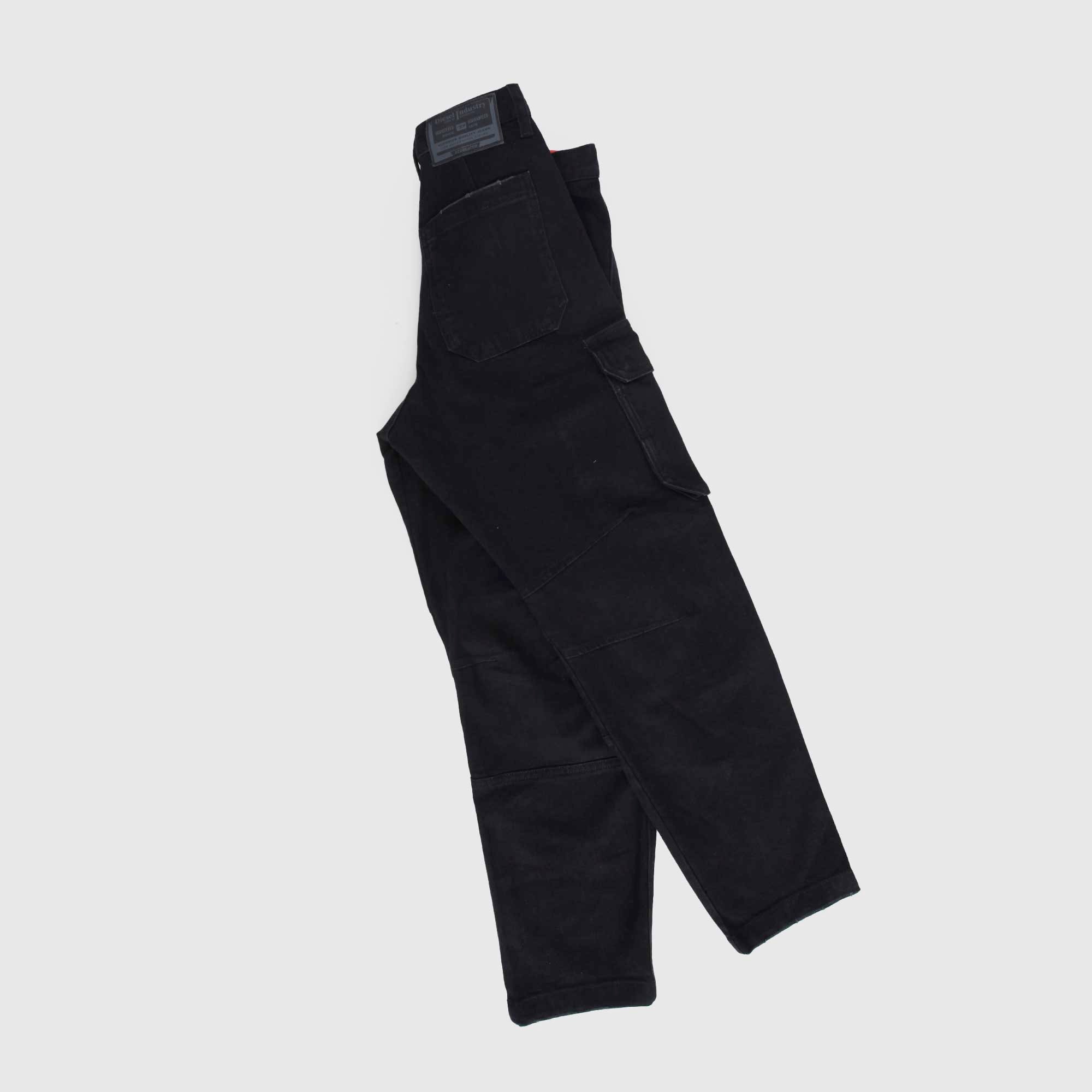 Jeans Nero Tessuto Stretch Firmato DIESEL - annameglio.com abbigliamento moda