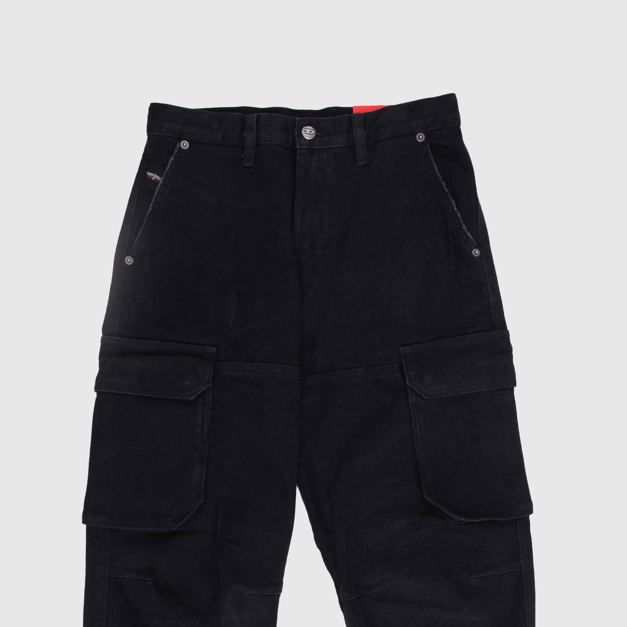 Jeans Nero Tessuto Stretch Firmato DIESEL - annameglio.com abbigliamento moda