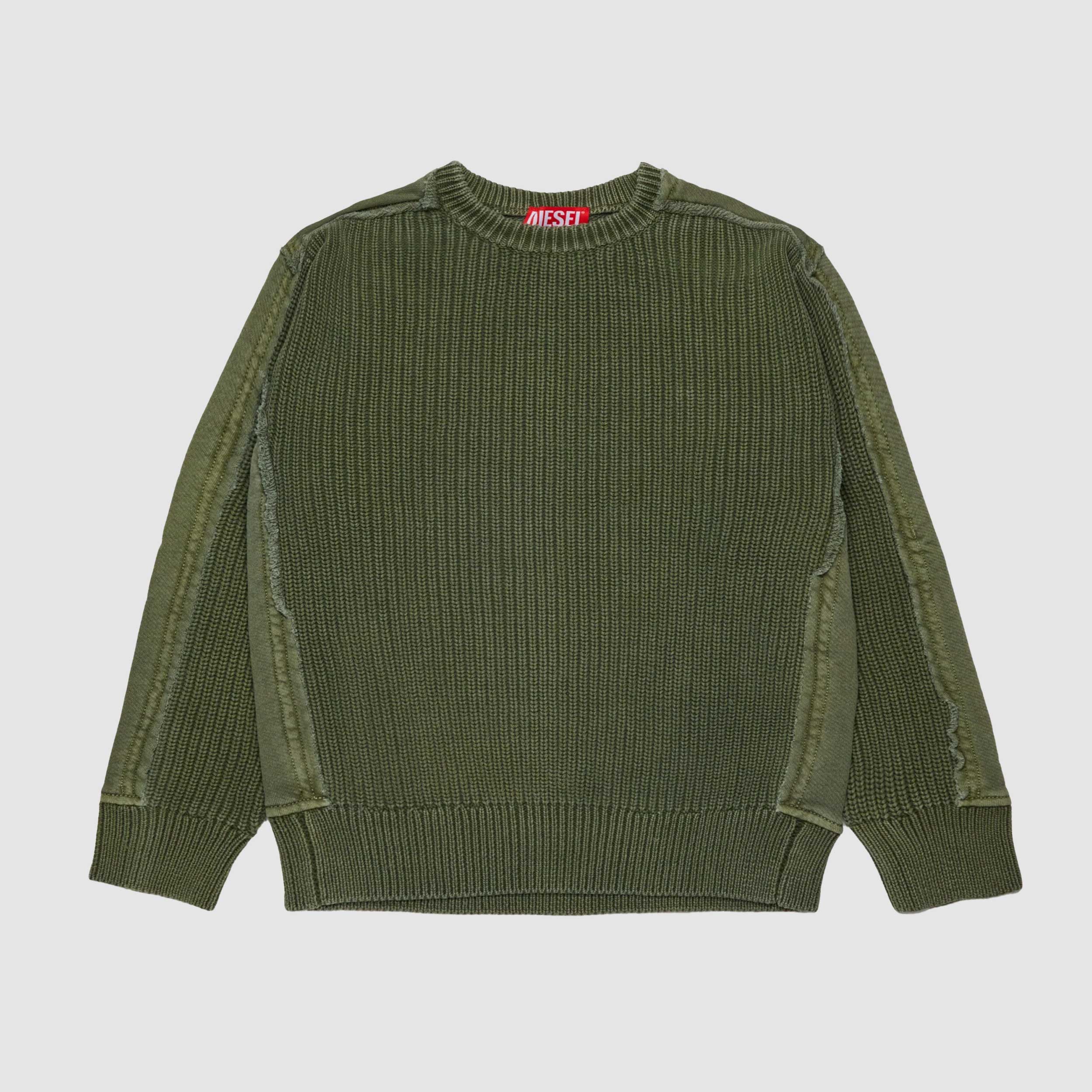 Pullover Verde In Felpa E Maglia Firmato DIESEL - annameglio.com abbigliamento moda