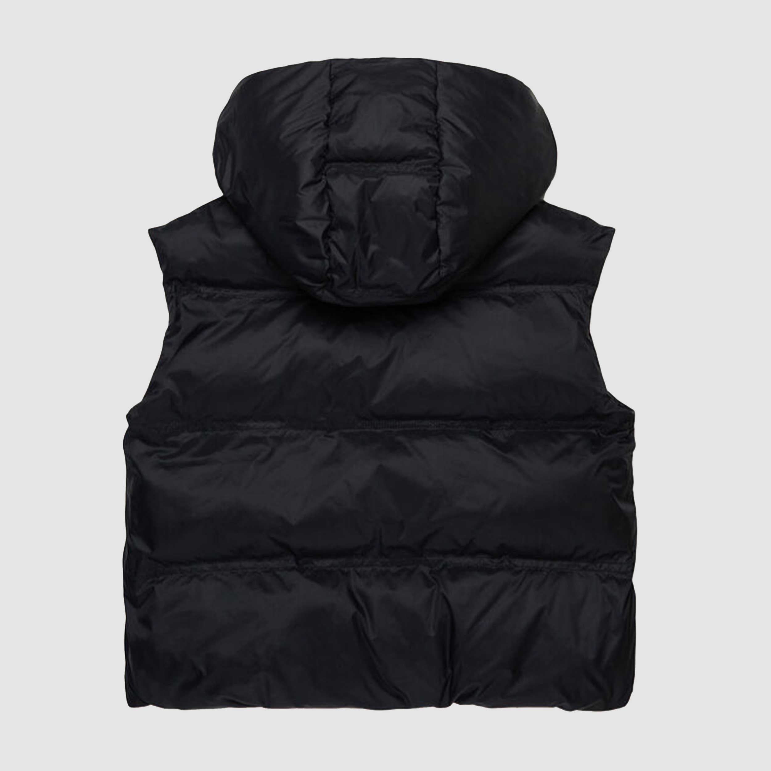 Gilet In Nylon Nero Con Stampa Firmato MARNI - annameglio.com abbigliamento moda