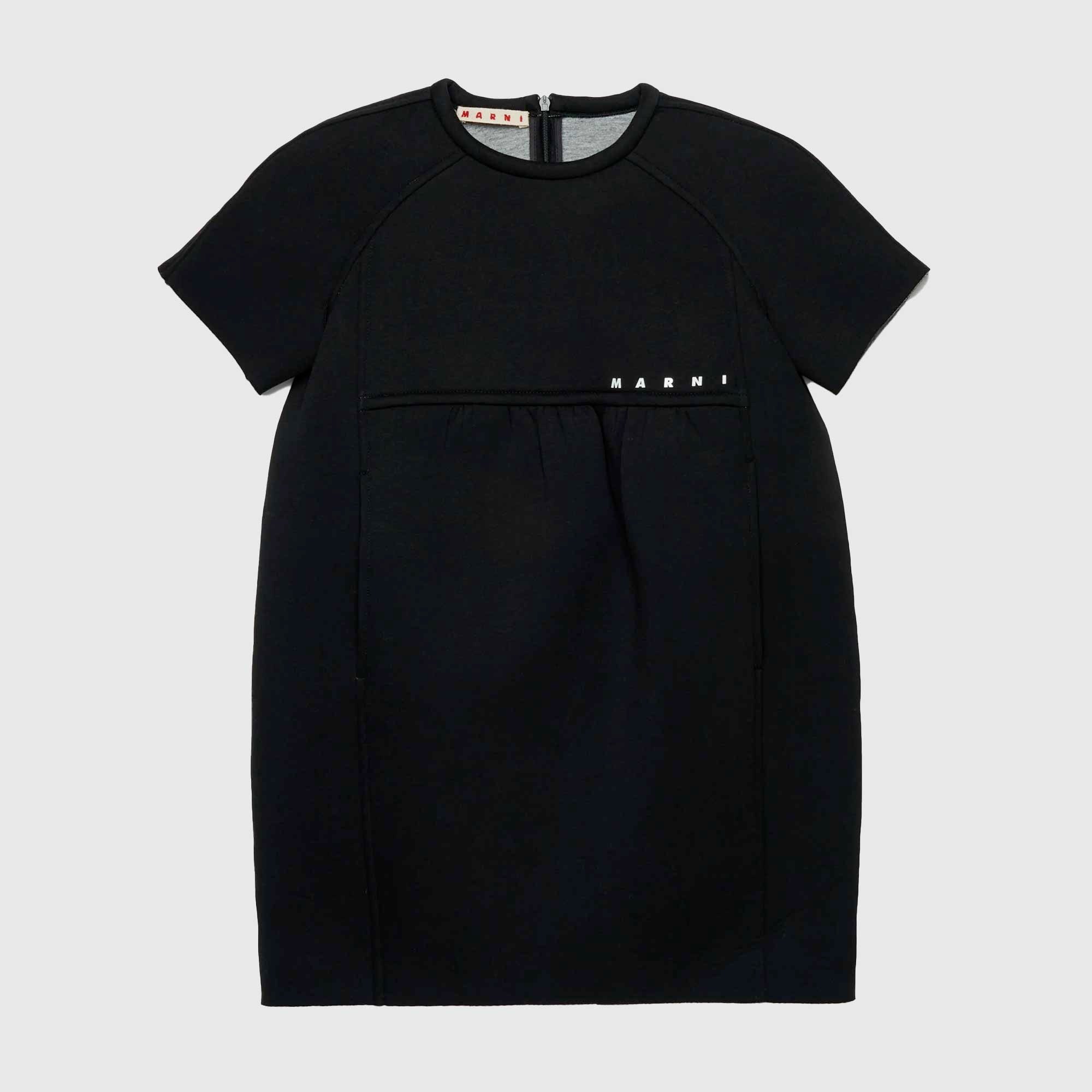 Abito Nero In Misto Cotone Firmato MARNI - annameglio.com abbigliamento moda