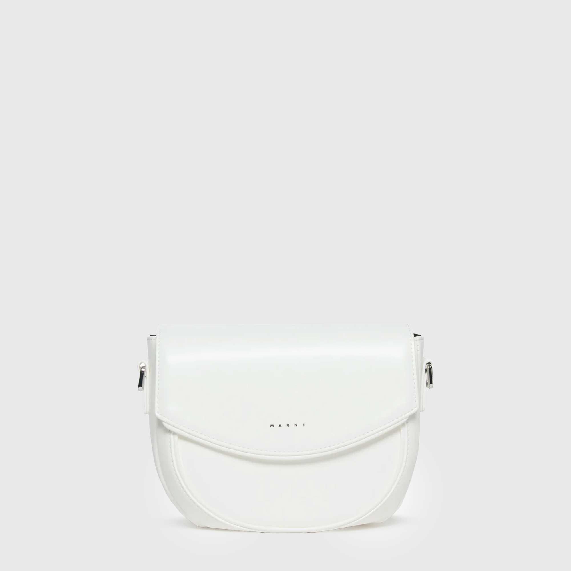 Borsa Bianca In Tessuto Spalmato Firmato MARNI - annameglio.com abbigliamento moda