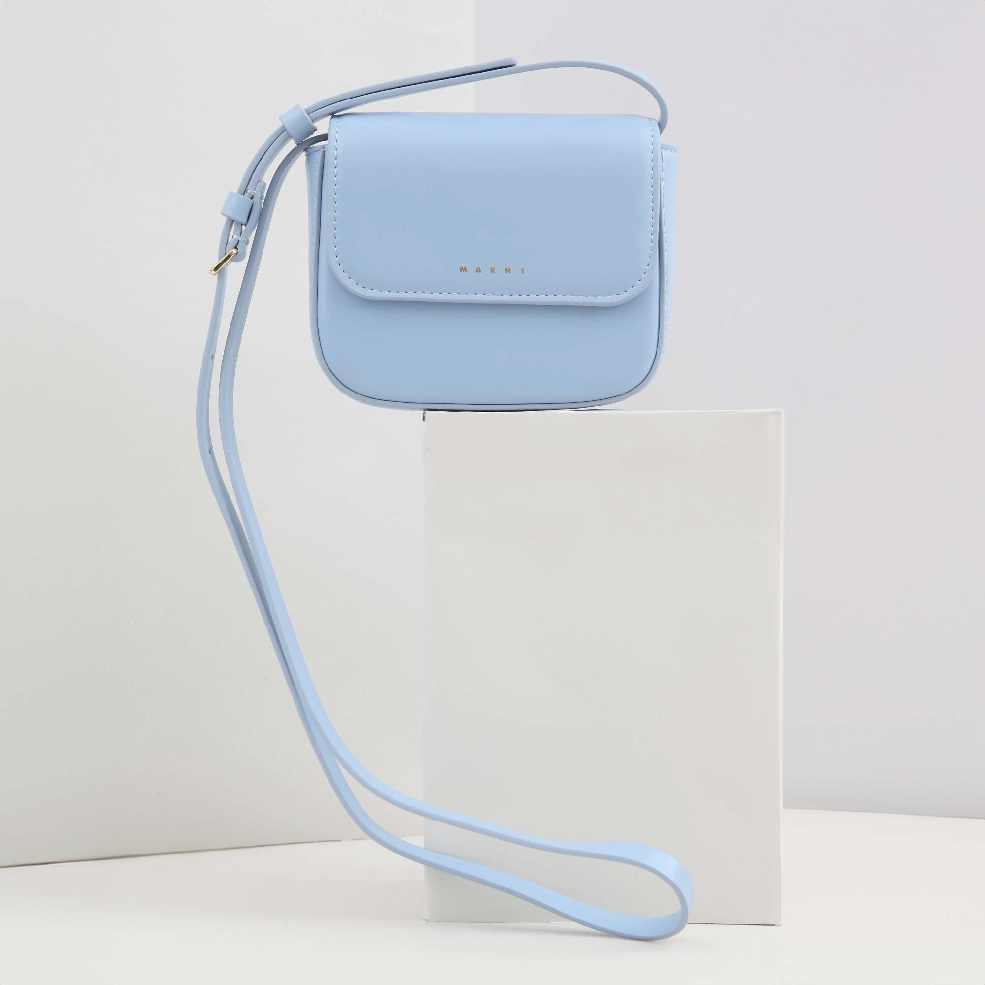 Borsa A Tracolla Celeste Punk Firmata Marni - annameglio.com abbigliamento moda