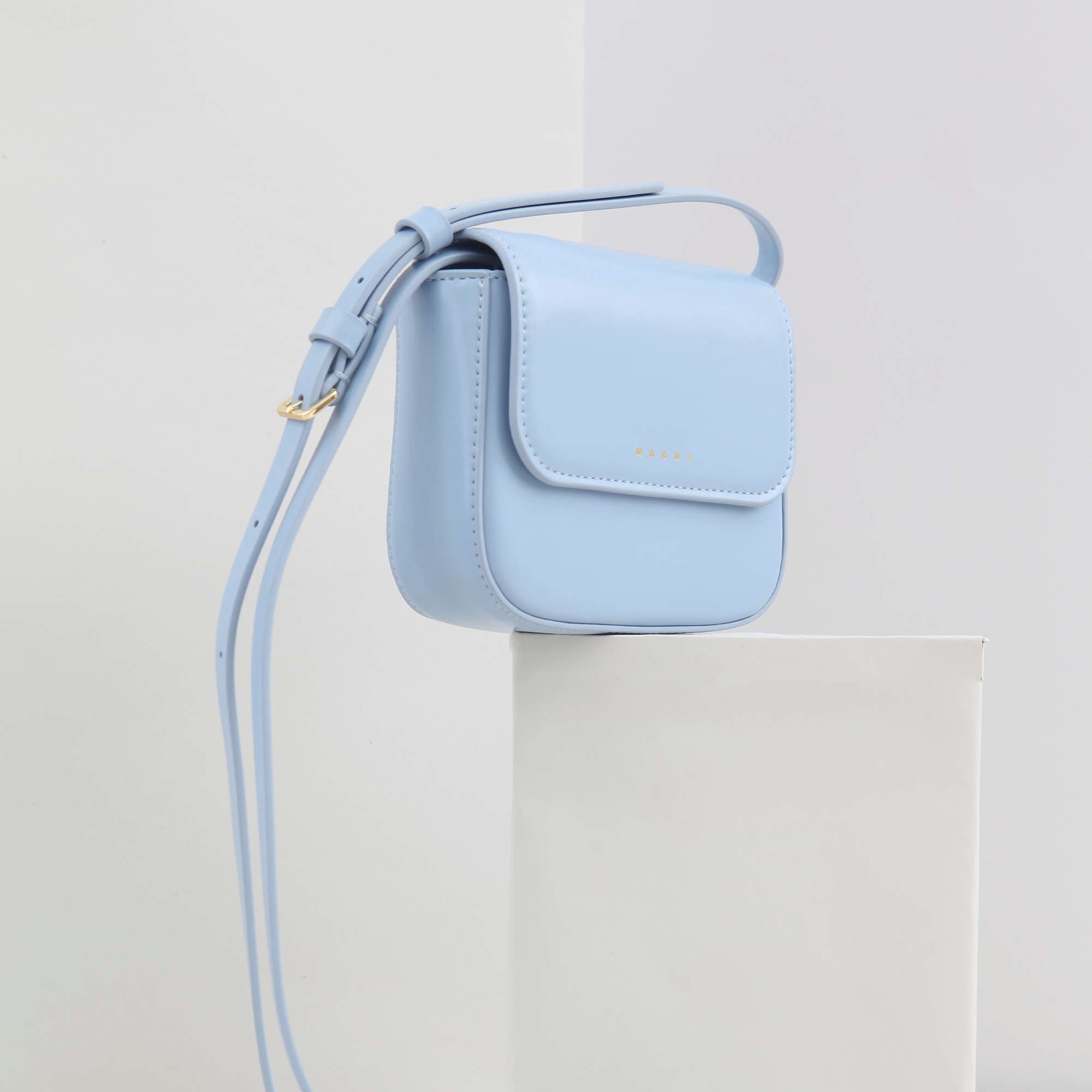 Borsa A Tracolla Celeste Punk Firmata Marni - annameglio.com abbigliamento moda