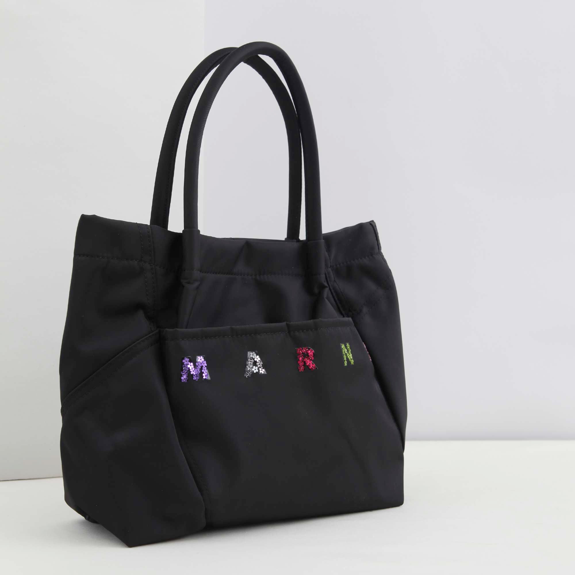 Borsa Con Logo Multicolore Firmata MARNI - annameglio.com abbigliamento moda
