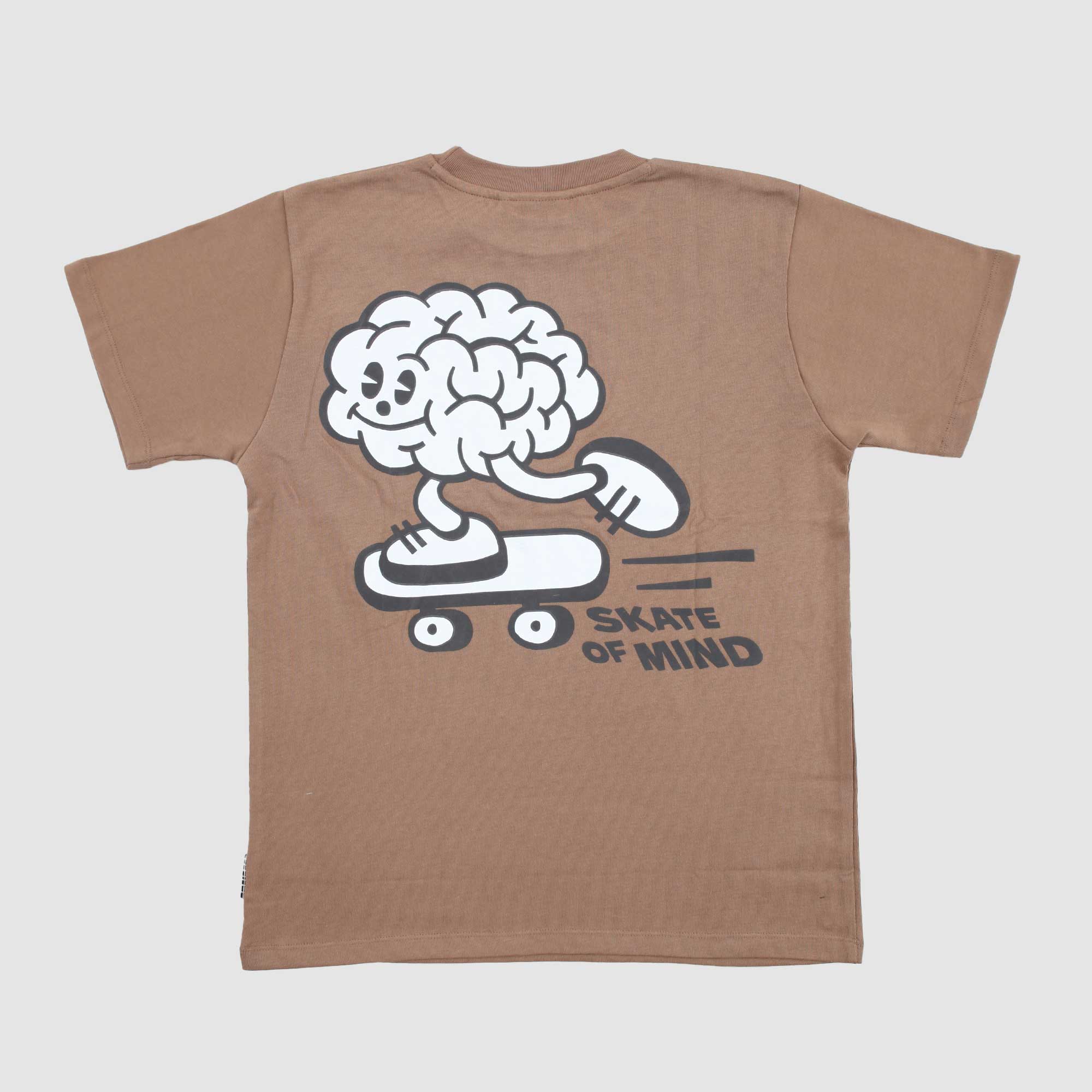 T-shirt Marrone Con Stampa Firmata MOLO - annameglio.com abbigliamento moda