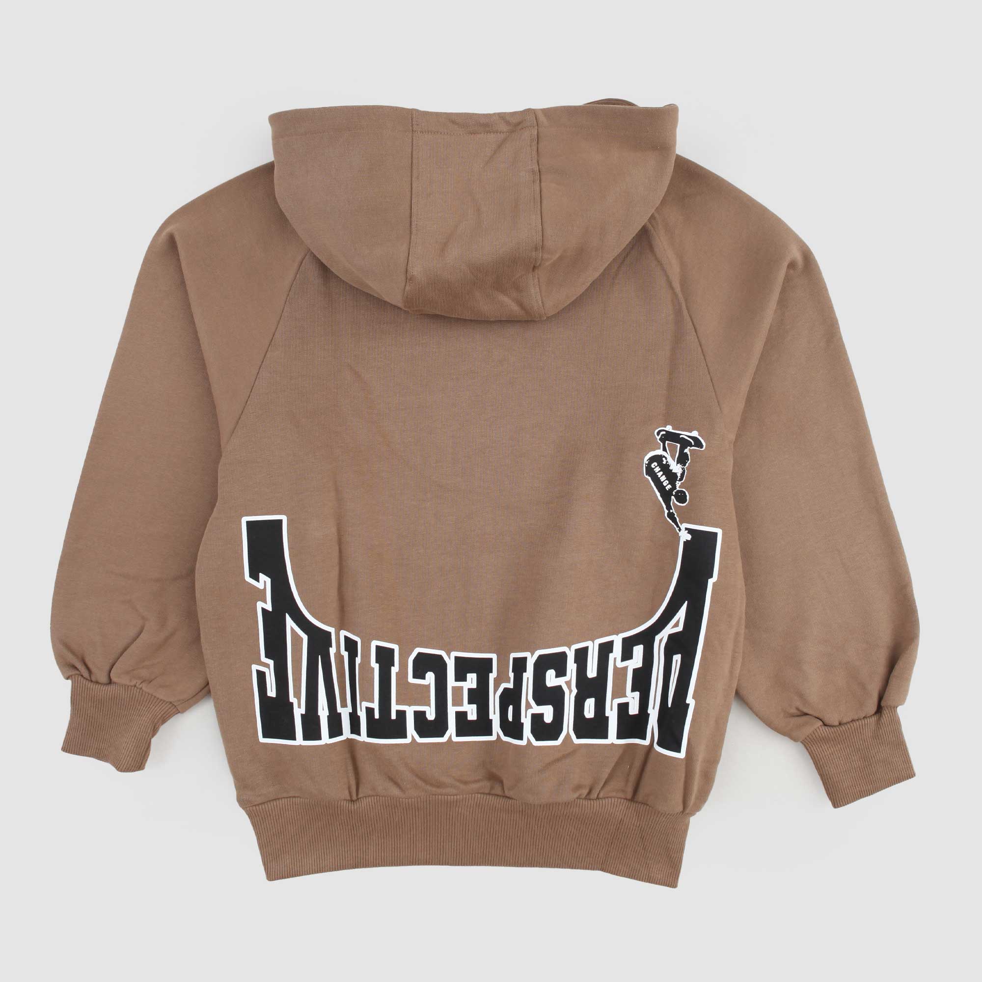 Felpa Marrone Con Stampa Nera Firmata MOLO - annameglio.com abbigliamento moda