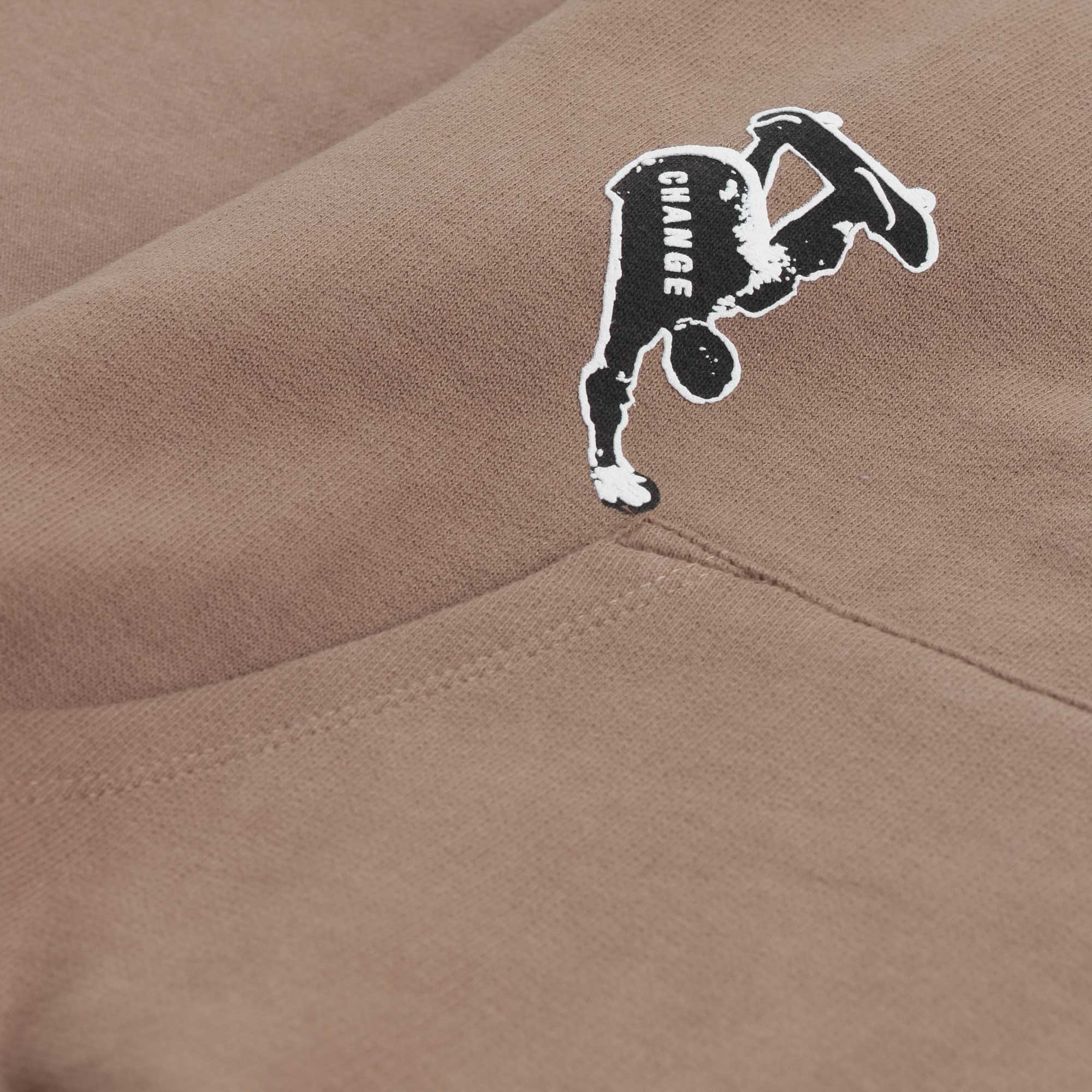 Felpa Marrone Con Stampa Nera Firmata MOLO - annameglio.com abbigliamento moda