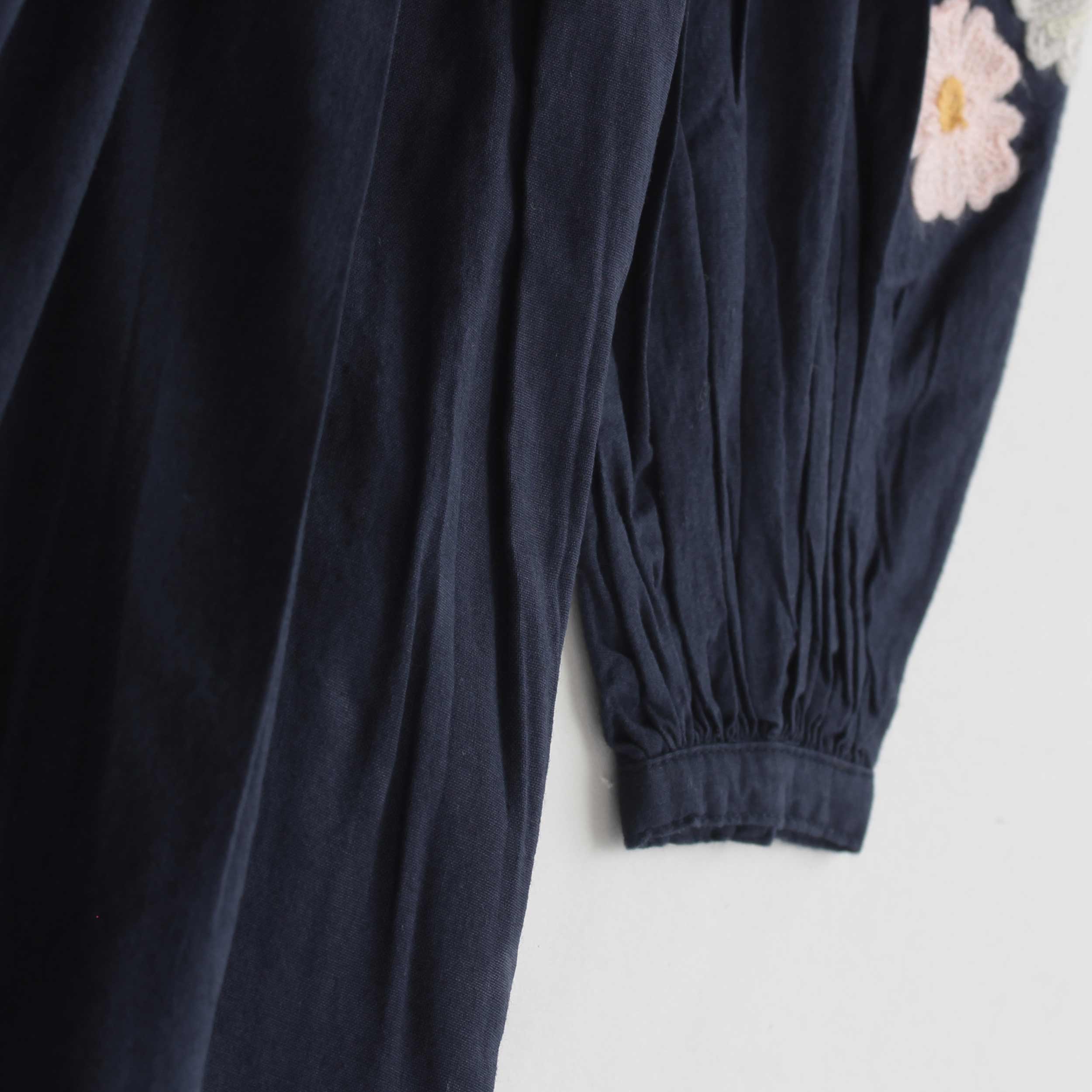 Abito Blu Con Ricami Floreali Firmato MOLO - annameglio.com abbigliamento moda