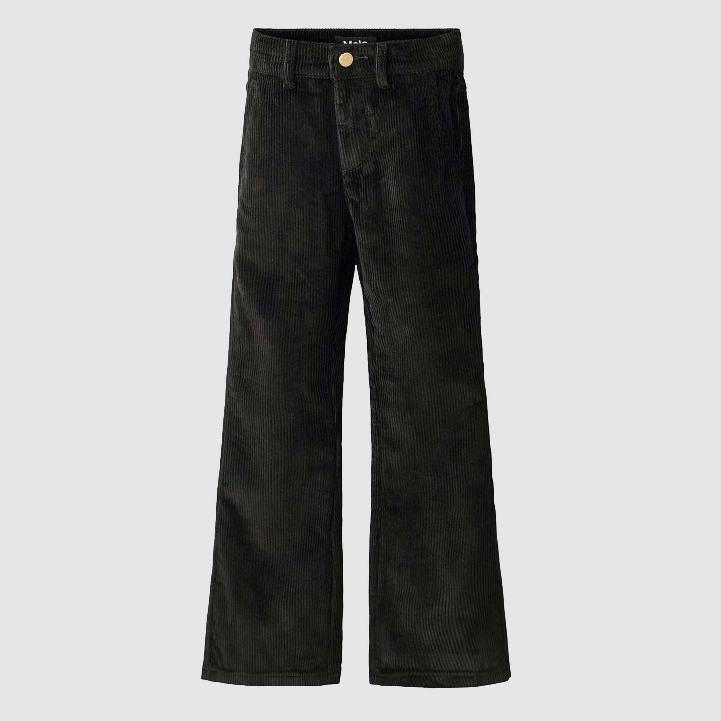 Pantalone In Velluto Nero Firmato MOLO - annameglio.com abbigliamento moda