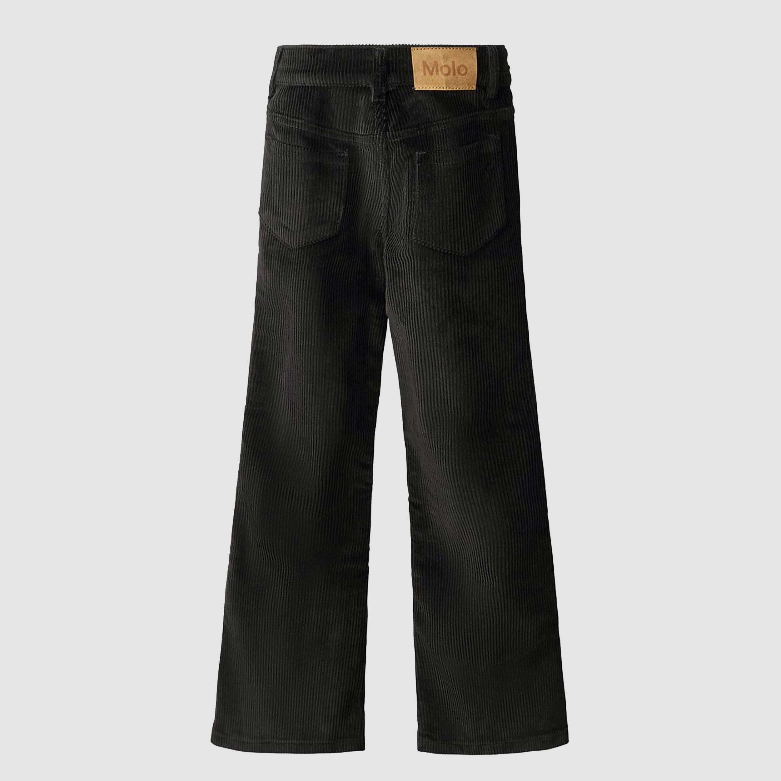 Pantalone In Velluto Nero Firmato MOLO - annameglio.com abbigliamento moda