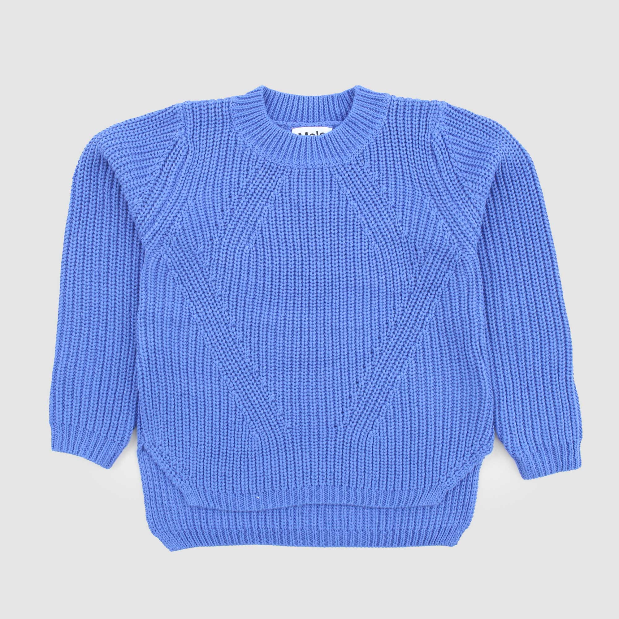 Maglioncino Azzurro A Coste Firmato MOLO - annameglio.com abbigliamento moda