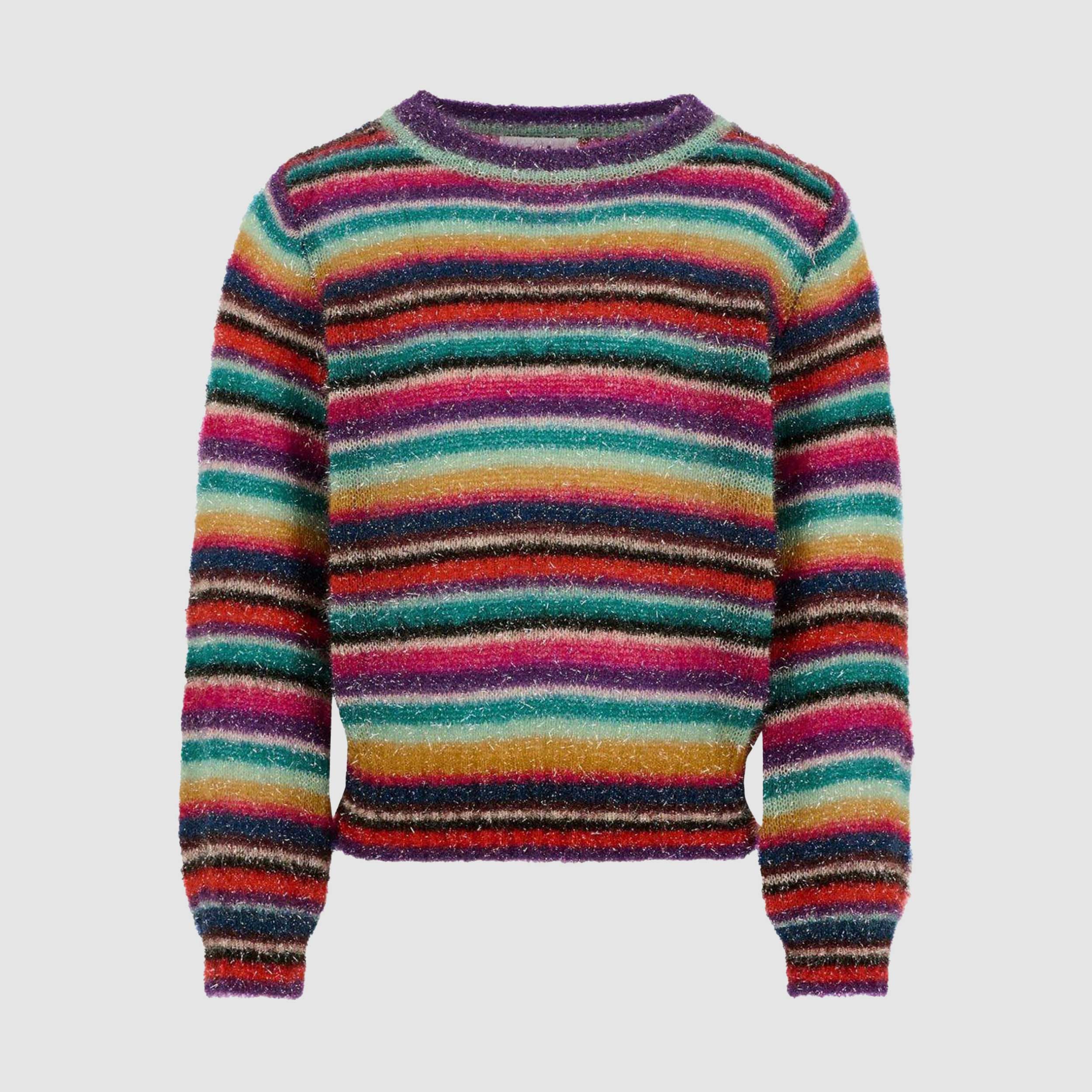 Maglia Multicolore Con Lurex Firmata MOLO - annameglio.com abbigliamento moda