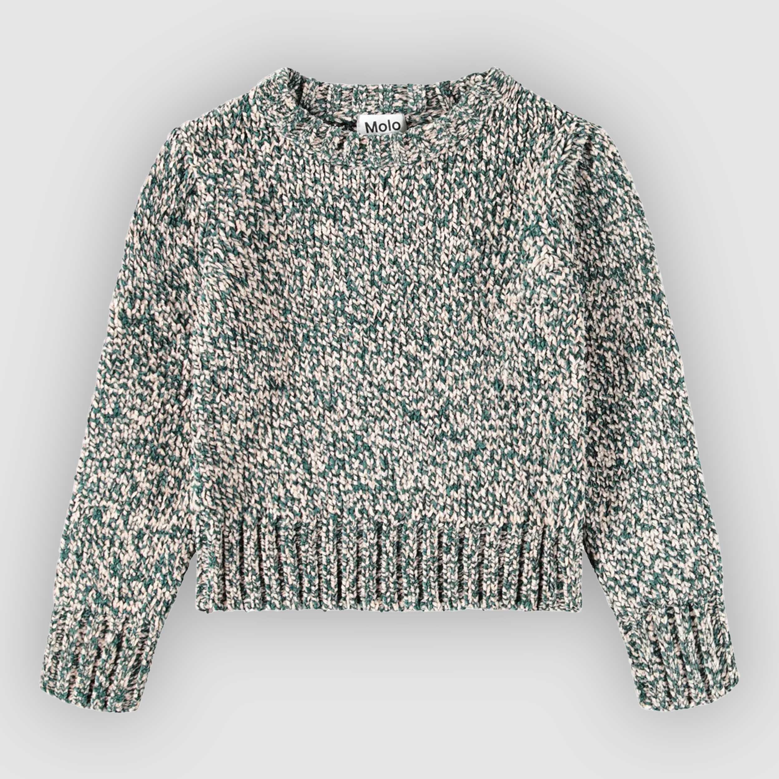 Maglioncino Verde E Beige Firmato MOLO - annameglio.com abbigliamento moda