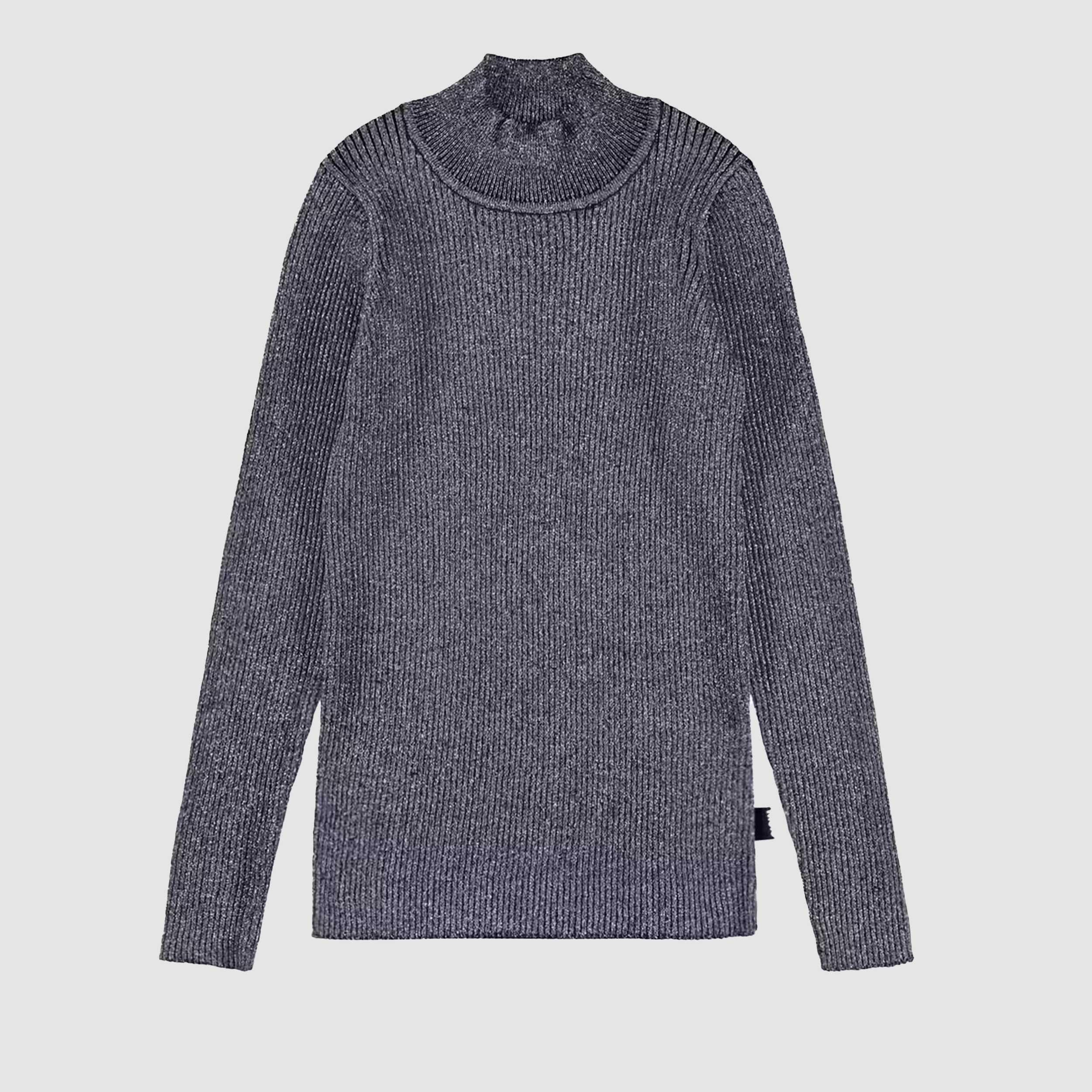 Lupetto Grigio A Coste Firmato MOLO - annameglio.com abbigliamento moda
