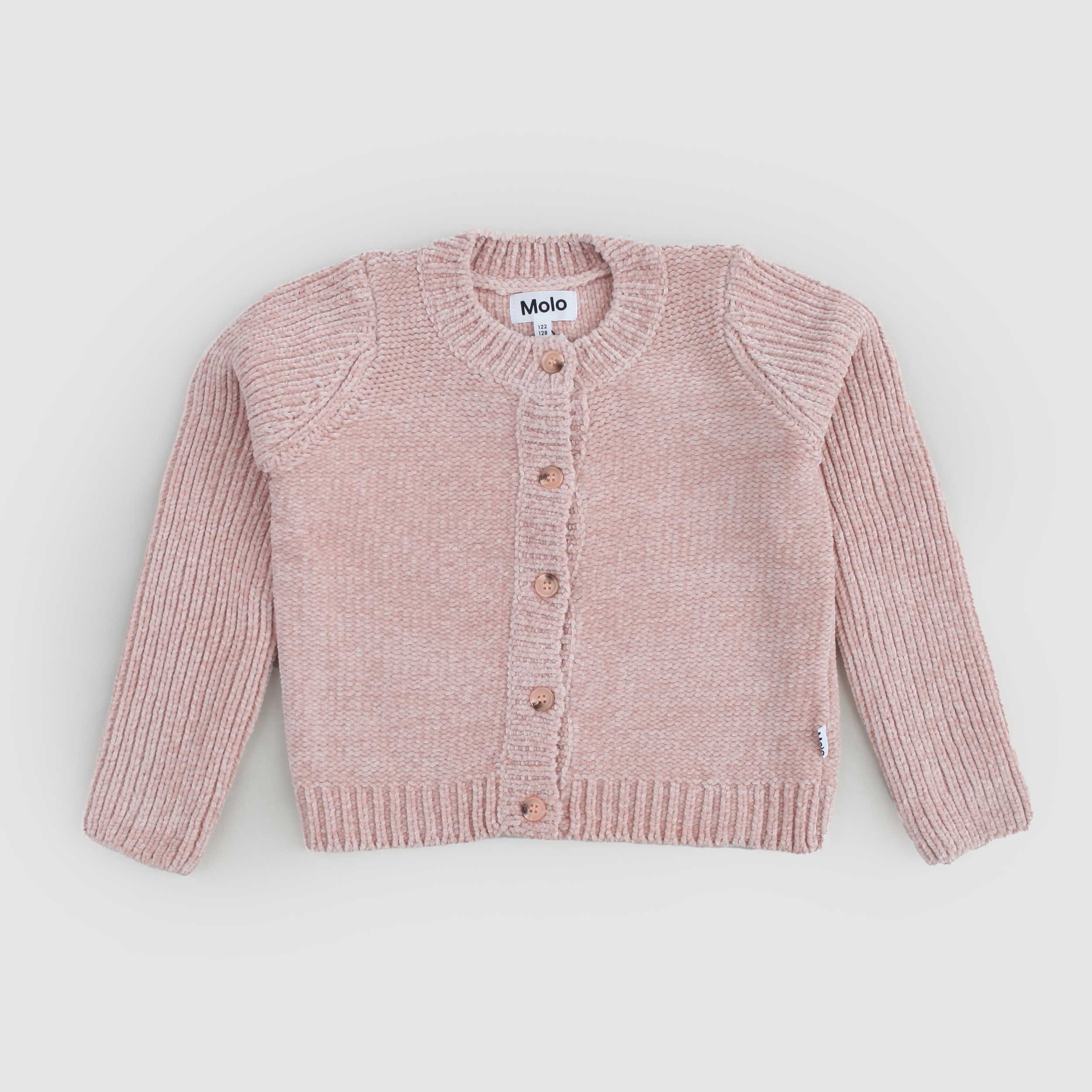 Cardigan Rosa Con Apertura Firmato MOLO - annameglio.com abbigliamento moda