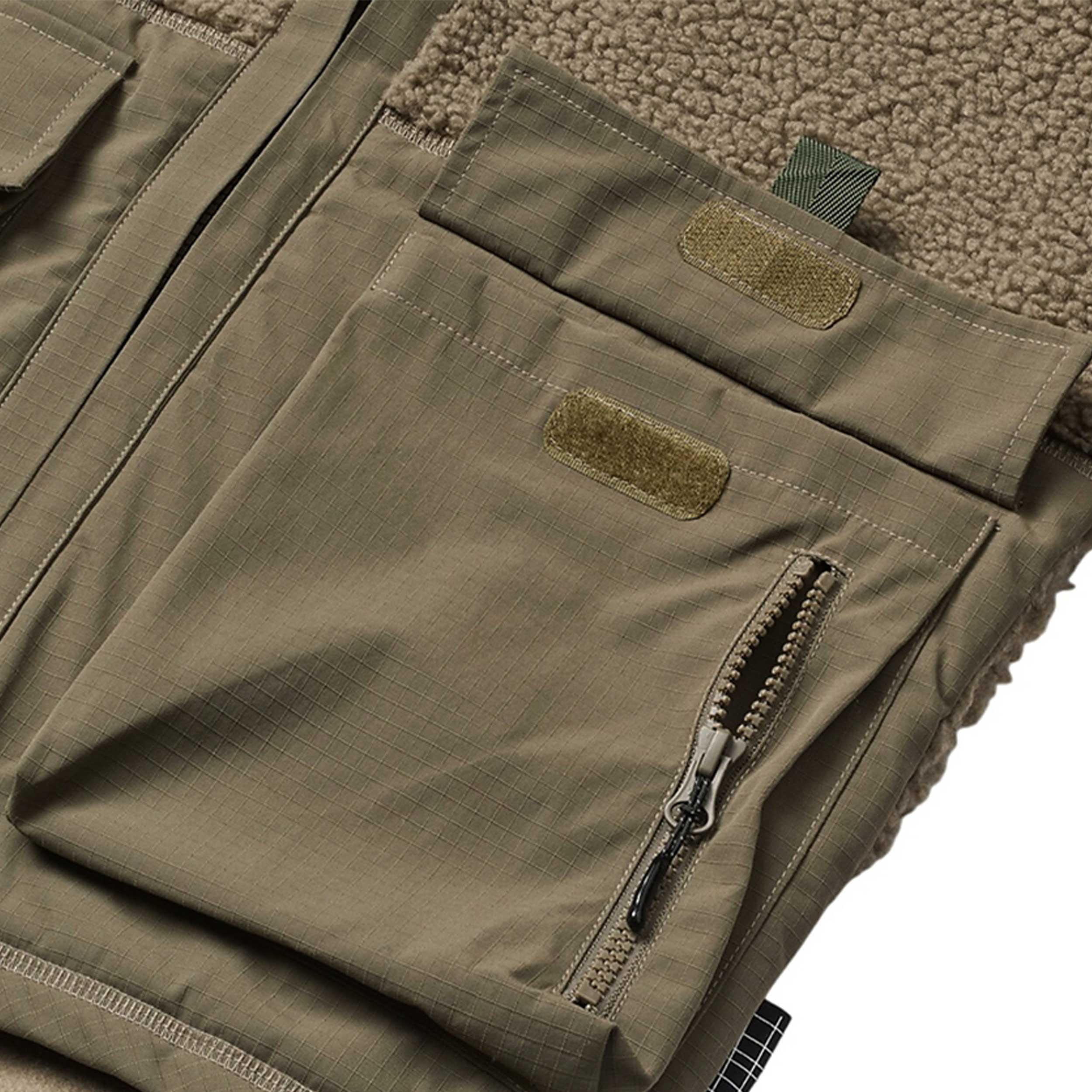 Giubbino Verde Oliva Con Teddy Firmato MOLO - annameglio.com abbigliamento moda