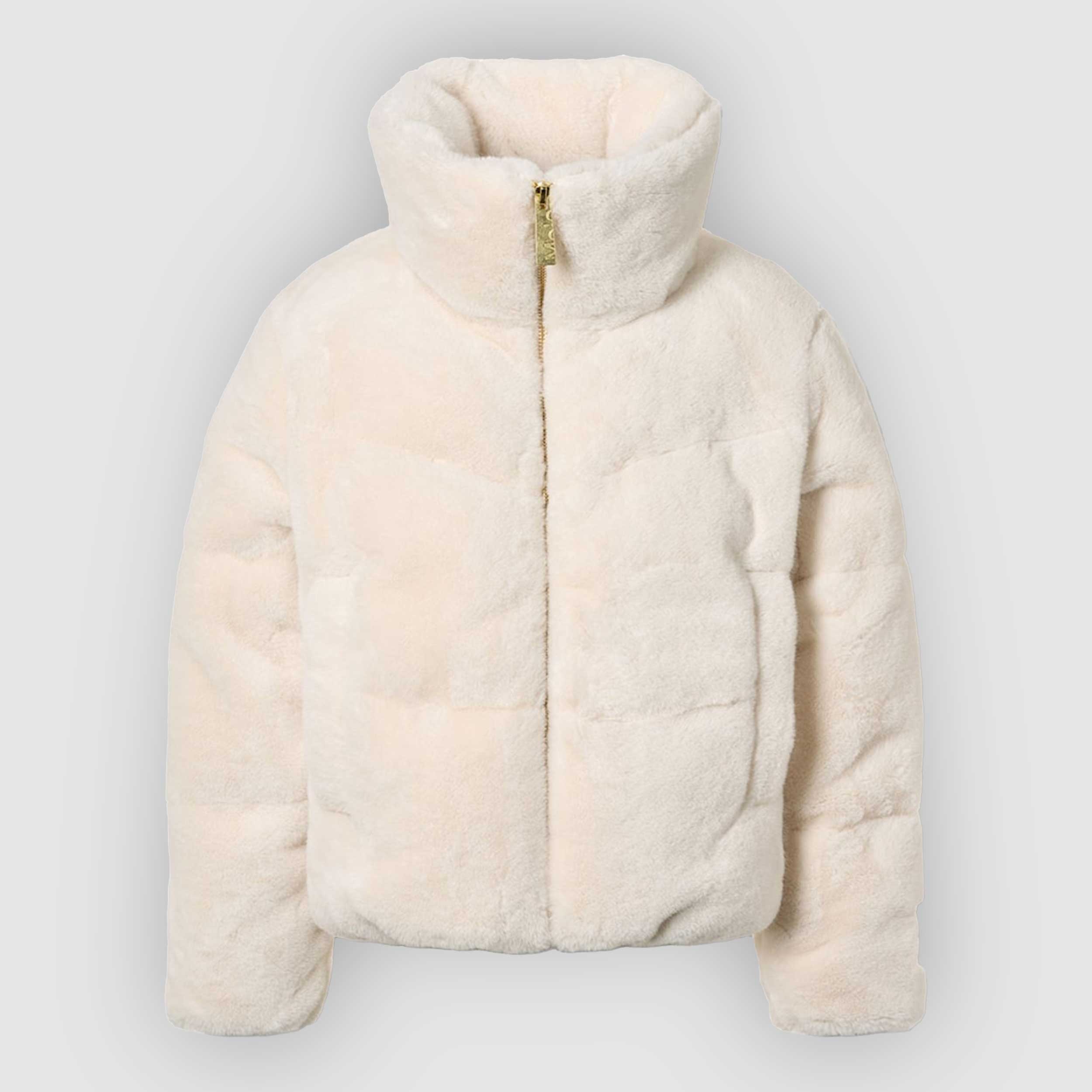 Giubbino Latte In Ecopelliccia Firmato MOLO - annameglio.com abbigliamento moda