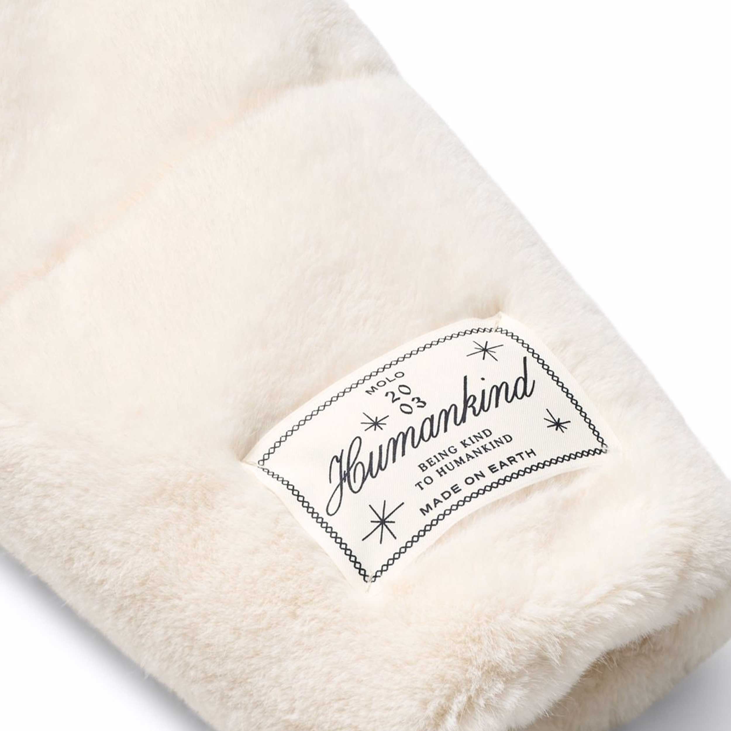 Giubbino Latte In Ecopelliccia Firmato MOLO - annameglio.com abbigliamento moda