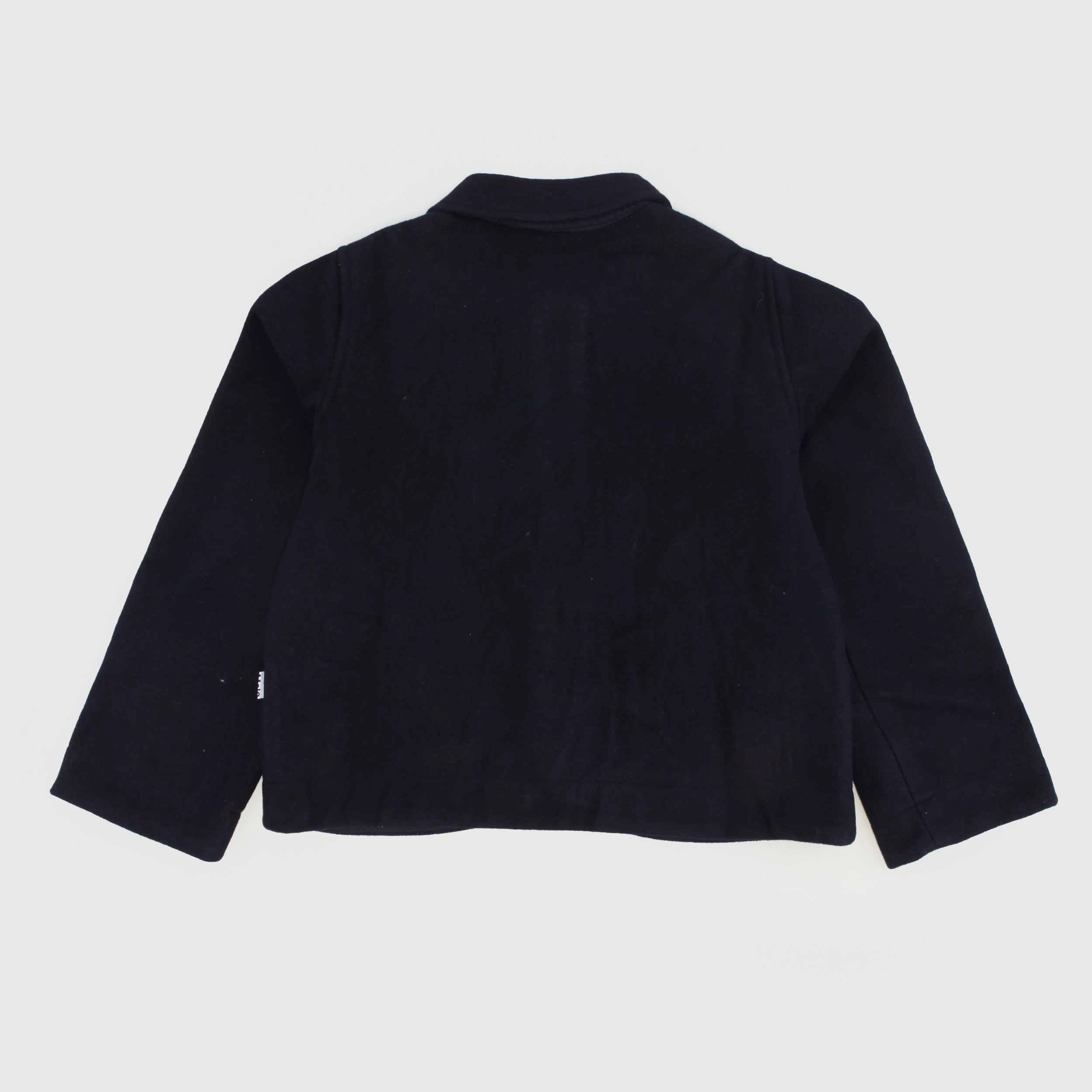 Giacca Nera Con Ricamo Floreale Firmata MOLO - annameglio.com abbigliamento moda